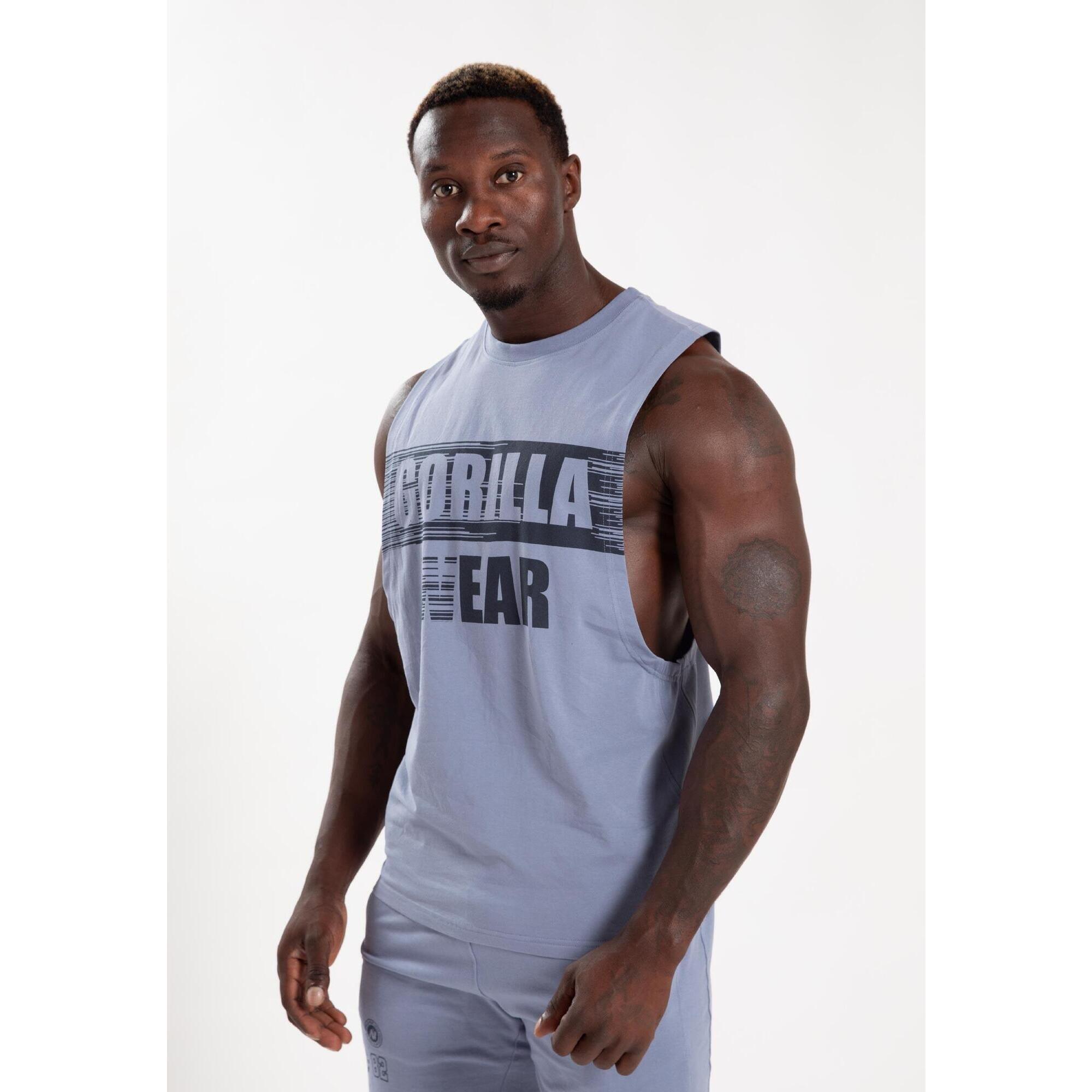 Lopez Opuszczany pachwinowy otwórTop bez rękawów tonewash Niebieski