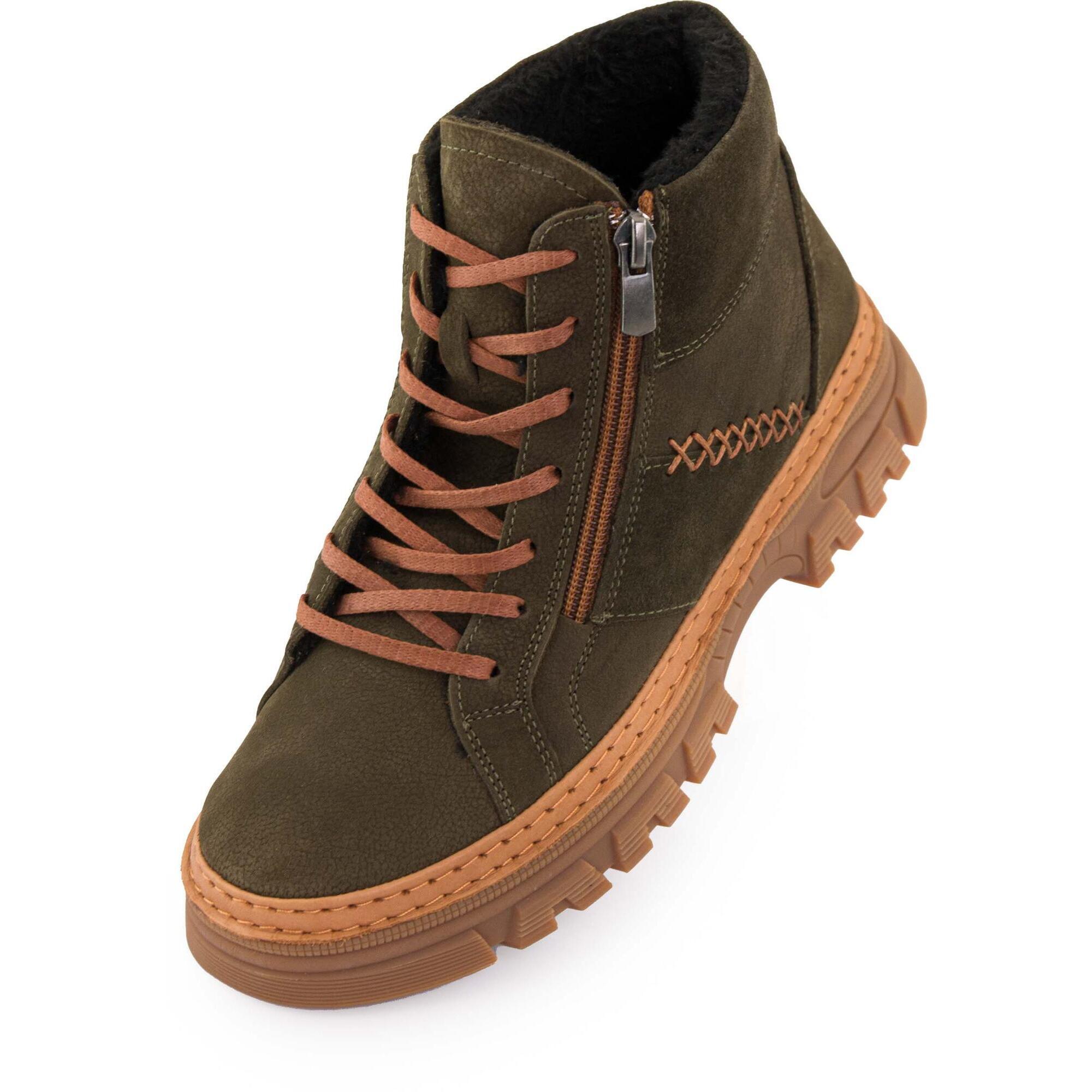 Damskie zimowe buty Kaki 39 - Ciepłe i wodoodporne