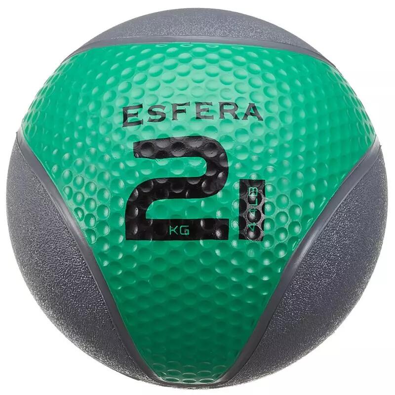 Piłka lekarska Trendy Esfera Premium gumowa 2 kg zielona
