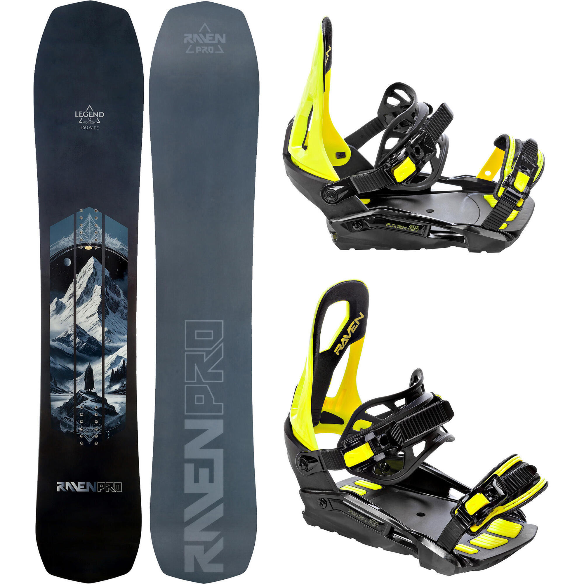 Zestaw Deska snowboardowa Raven PRO Legend + Wiązania Raven s230