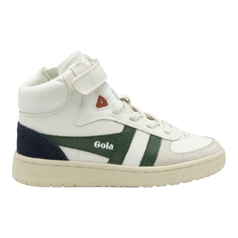 Baskets Garçon Baskets Gola CKA540 Blanc Vert Gola