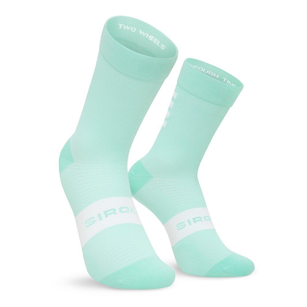 Skarpetki rowerowe Kolarstwo Siroko S1 Blue Aqua