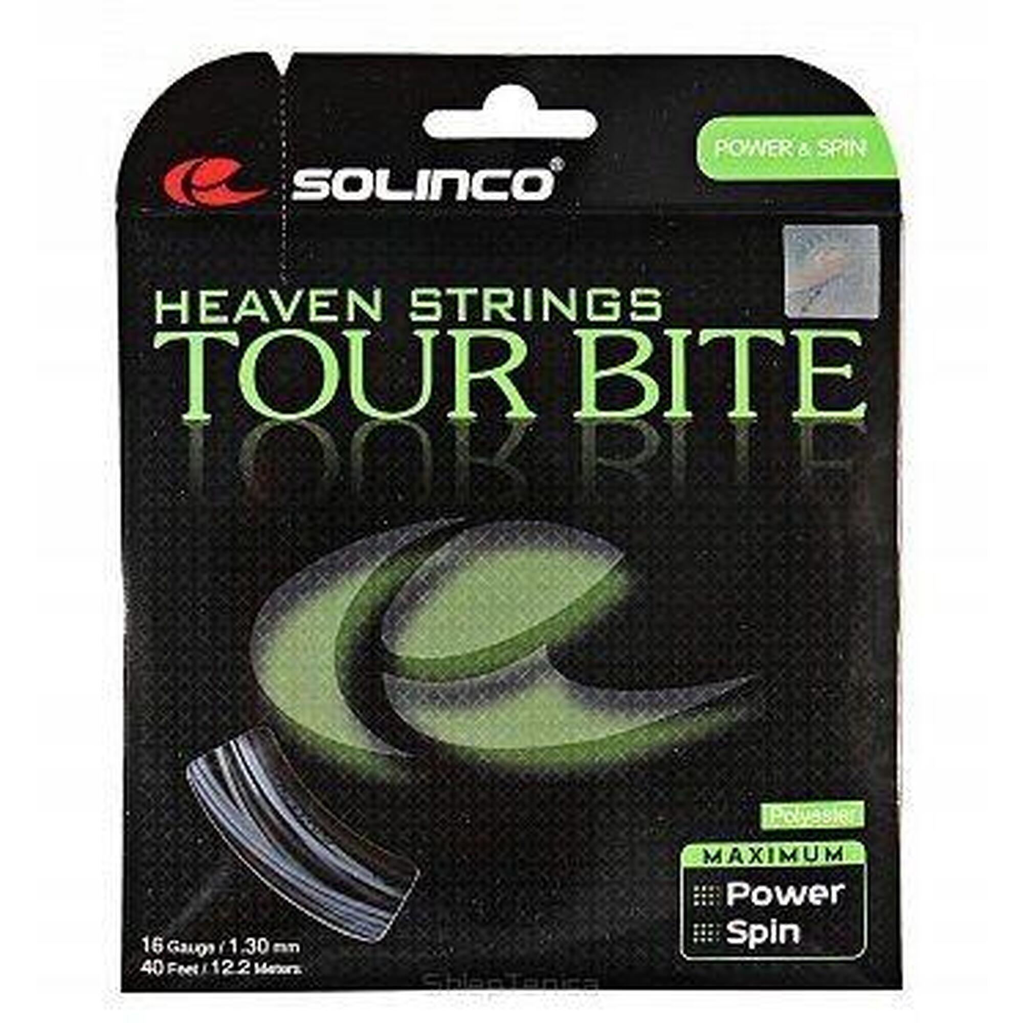 Naciąg tenisowy Solinco Tour Bite (12.2m) szary 1.15