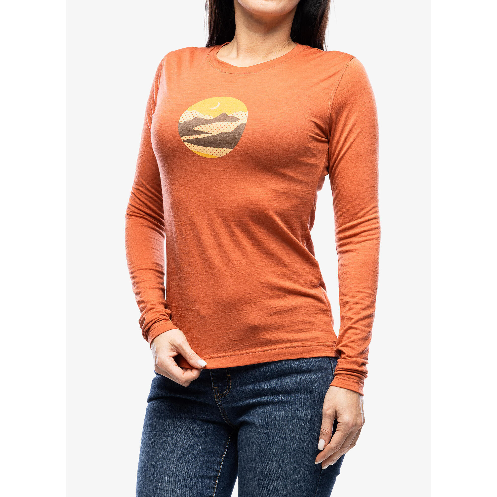 Bluza termoaktywna damska Sensor Merino Active Triglav Tee LS