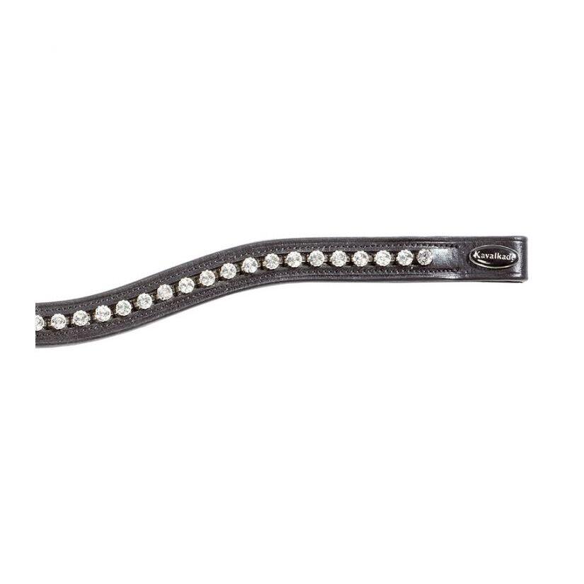 Naczółek z dużymi białymi dżetami Kavalkade Gloss White