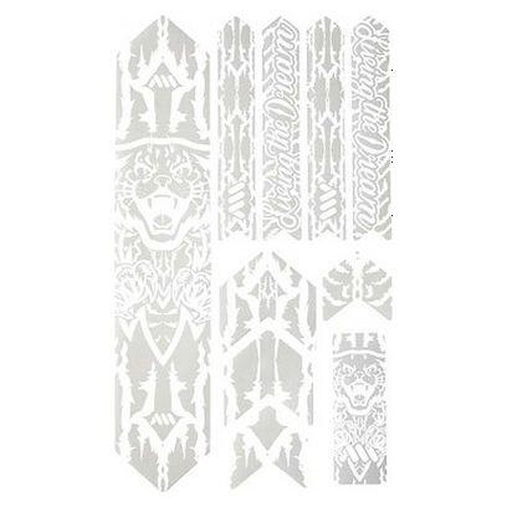 Zestaw ochronny ramy - EXTRA 10 sztuk - Kriss Kyle biały