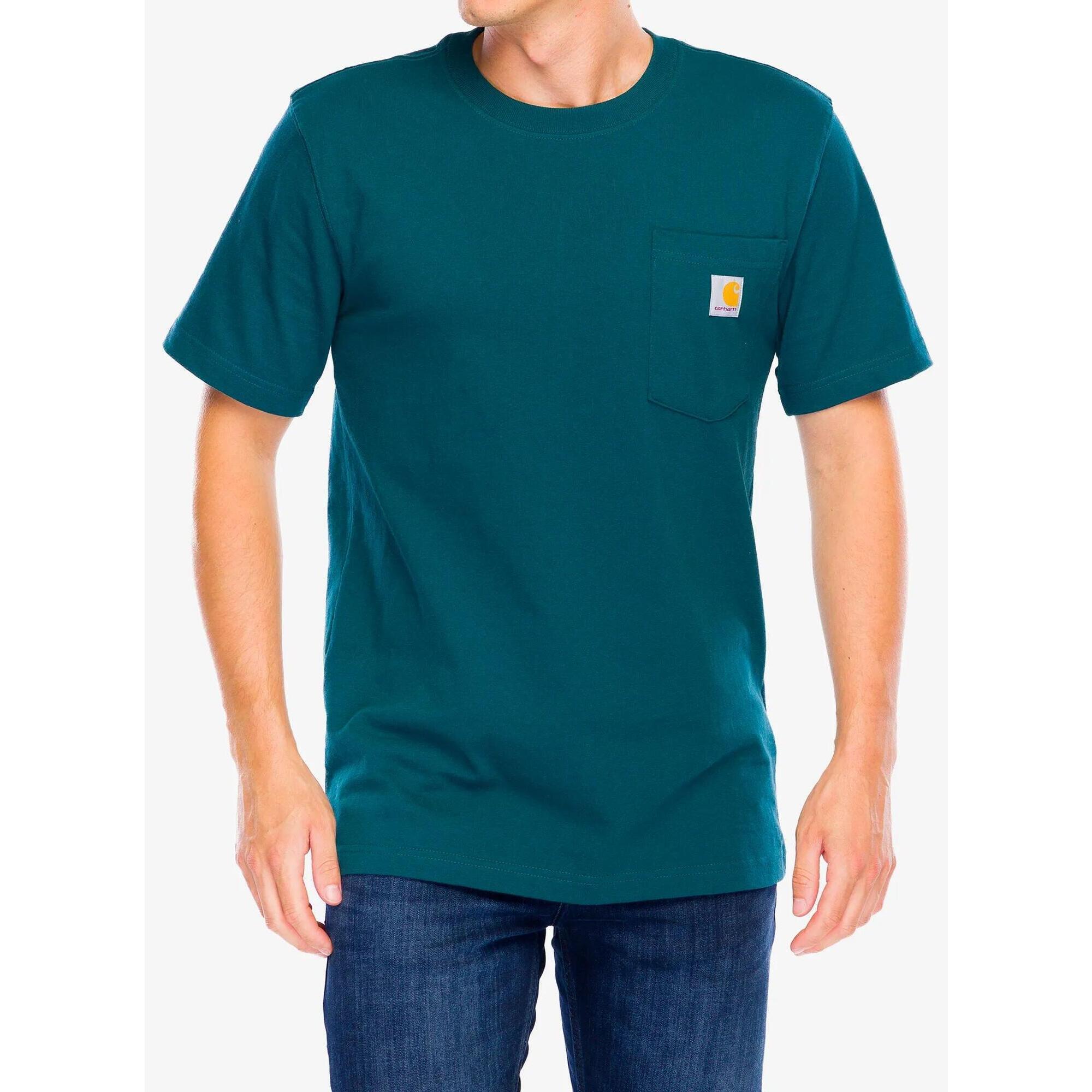 Koszulka bawełniana męska Carhartt K87 Pocket S/S T-Shirt