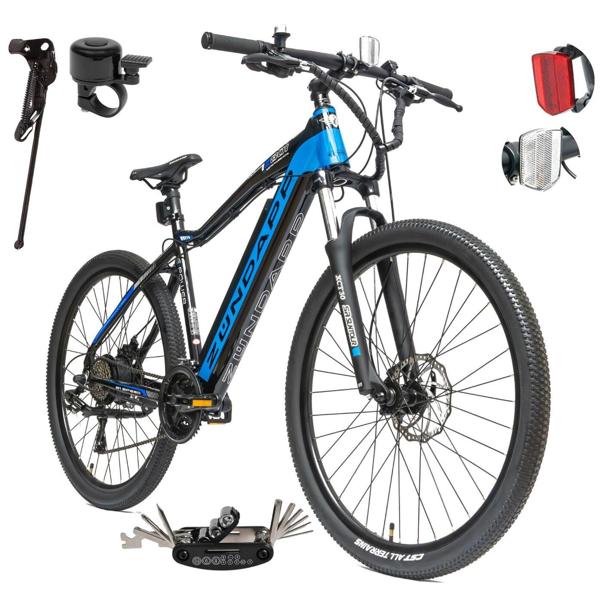 Rower Elektryczny Męski Damski Górski 27,5 MTB Amortyzacja Aluminium Tarcze