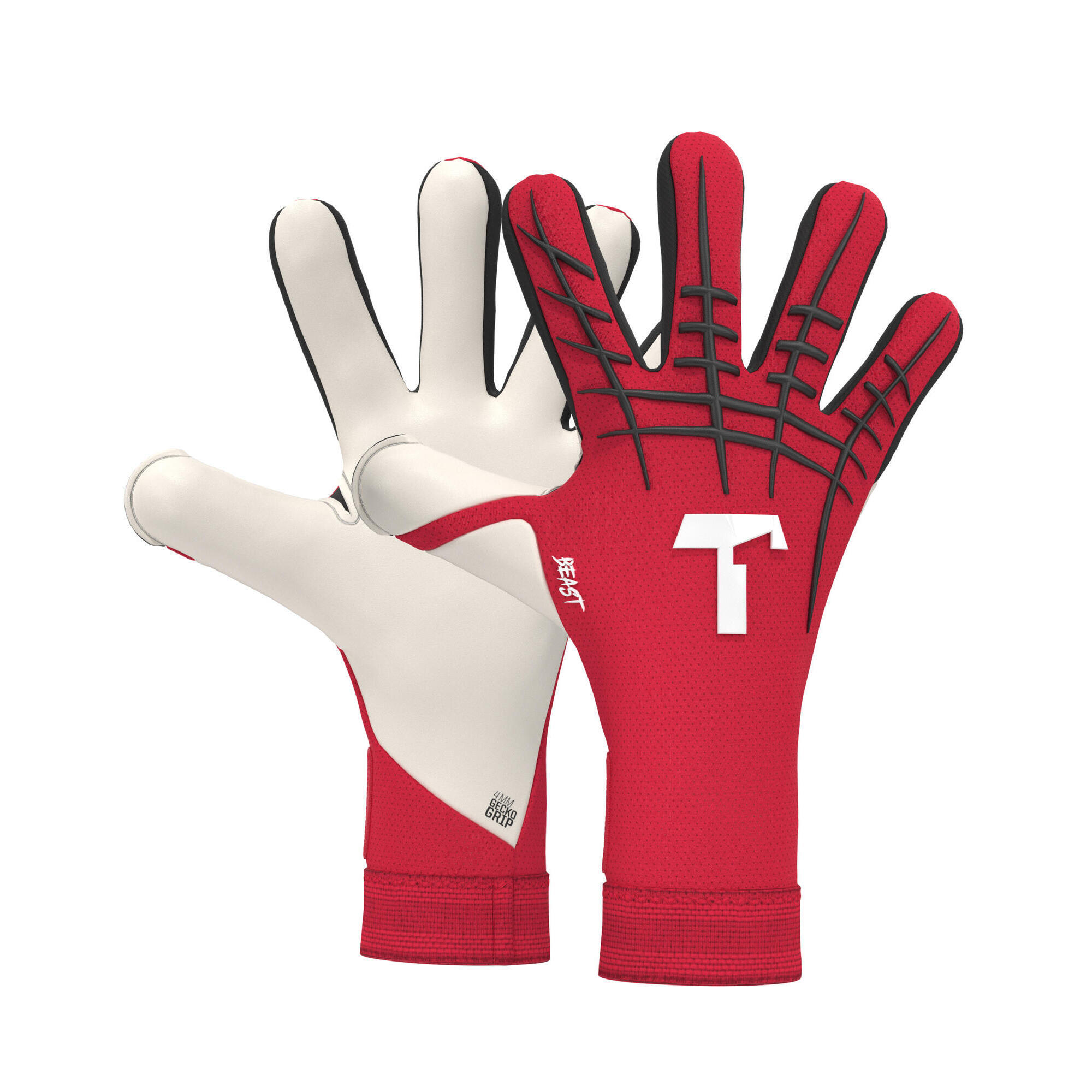 Rękawice bramkarskie seniorskie T1tan Red Beast 3.0