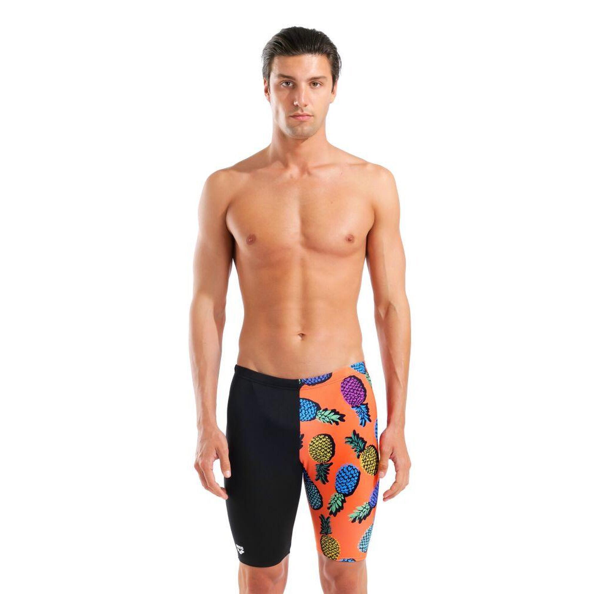 Kąpielówki męskie spodenki kąpielowe jammery na basen Arena Pineapples
