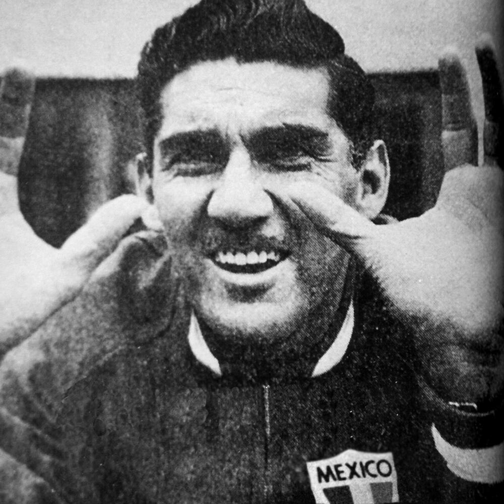 Koszulka retro piłkarska dla dorosłych - Meksyk 1970 - Zielona