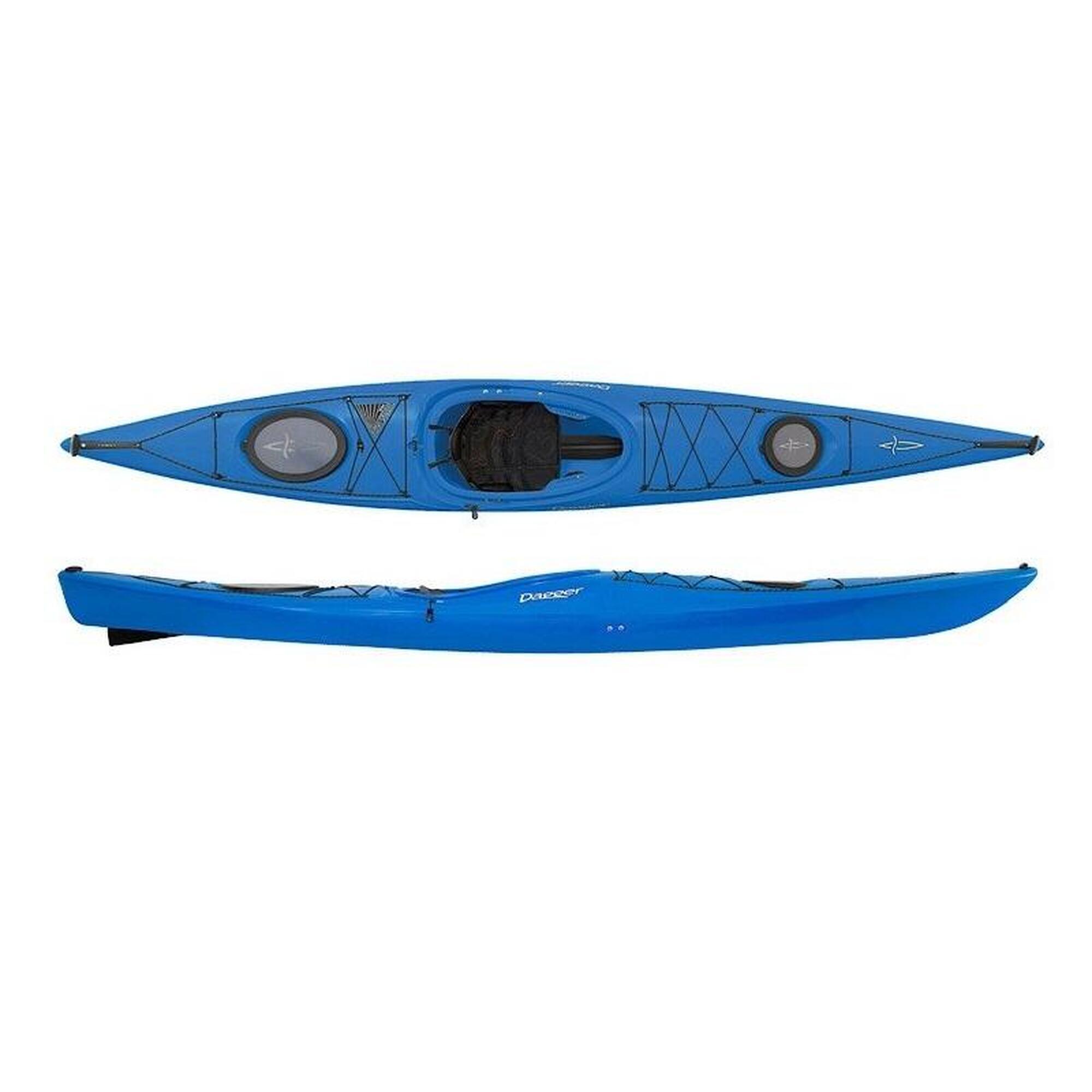 Jednoosobowy kajak wyprawowy do pływania Dagger Stratos 14.5 L szybki