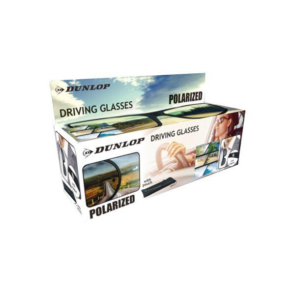 Okulary Dunlop z polaryzacją 130MM z etui