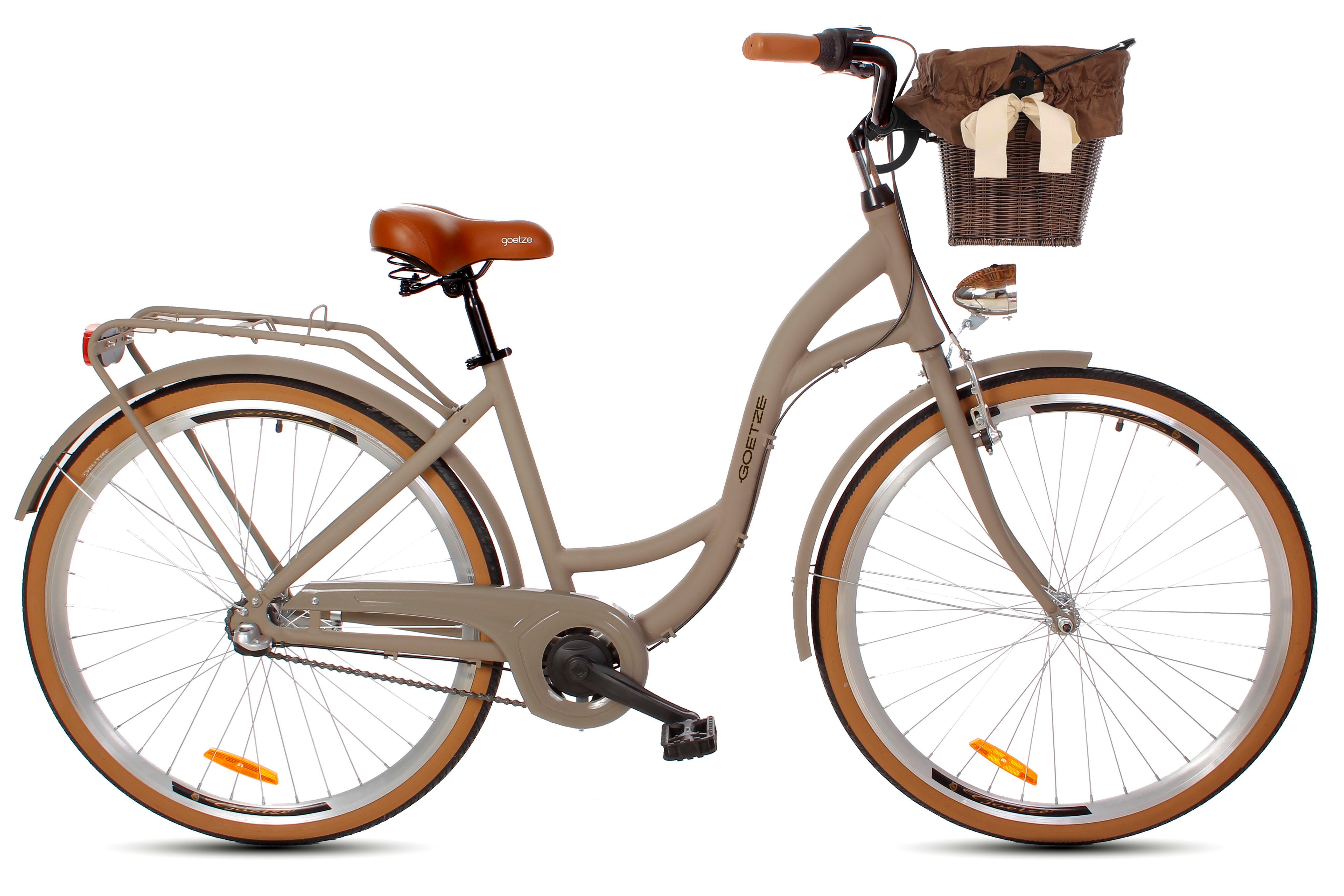 Rower miejski damski GOETZE Style 28" Alu 3B kosz