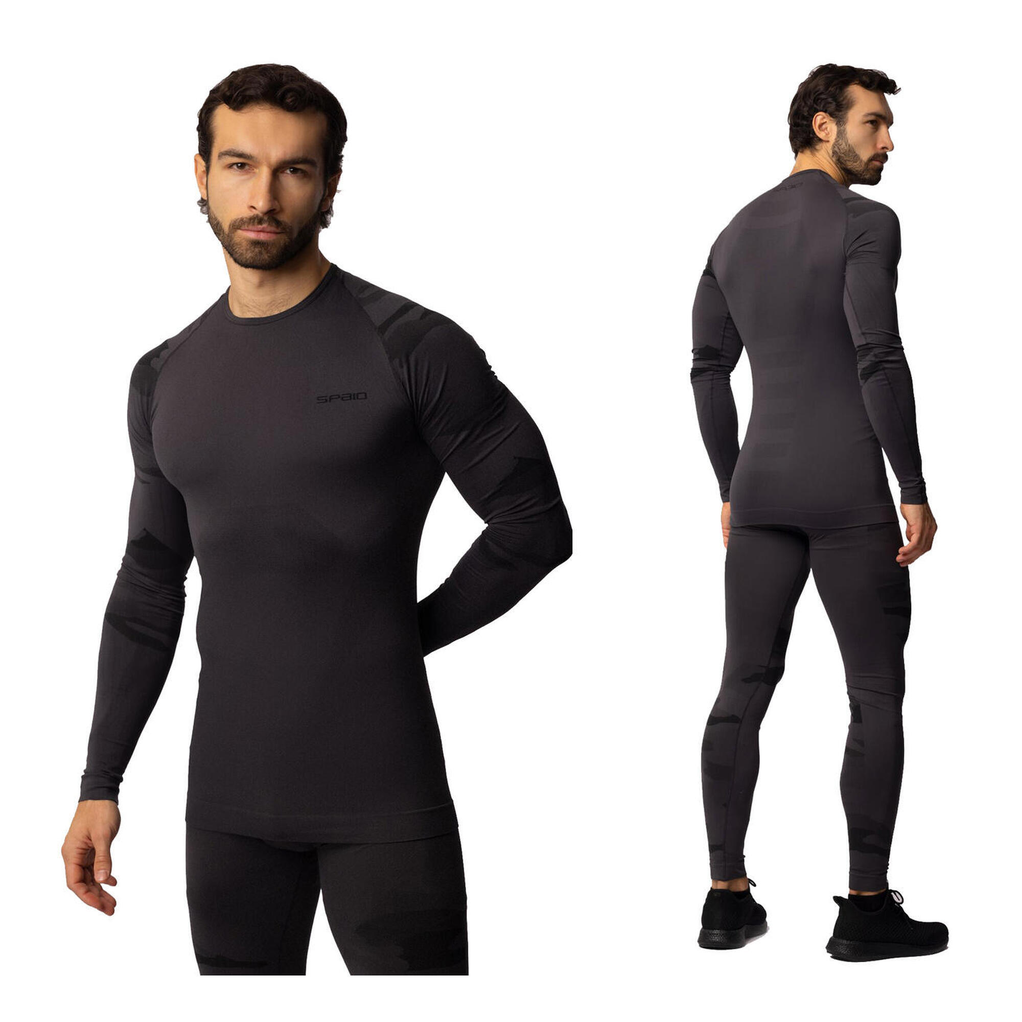 Komplet bielizny męskiej termoaktywnej Spaio Tactical shadow grey