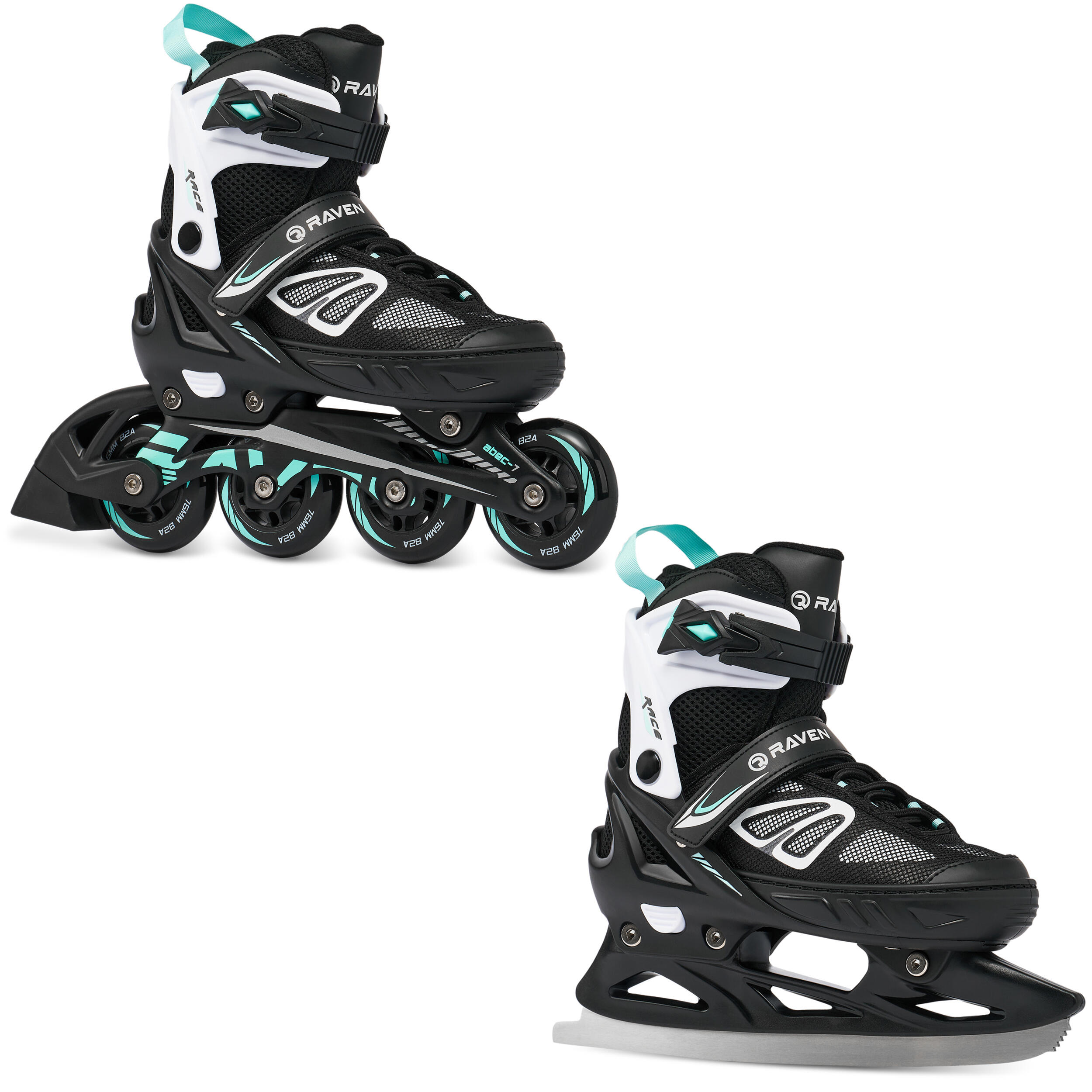 Rolki Łyżwy Regulowane 2w1 Raven Advance