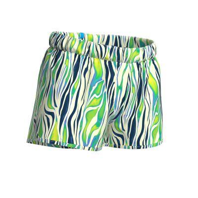 Spodenki krótkie damskie szorty sportowe na basen trening Arena Beach Zebra