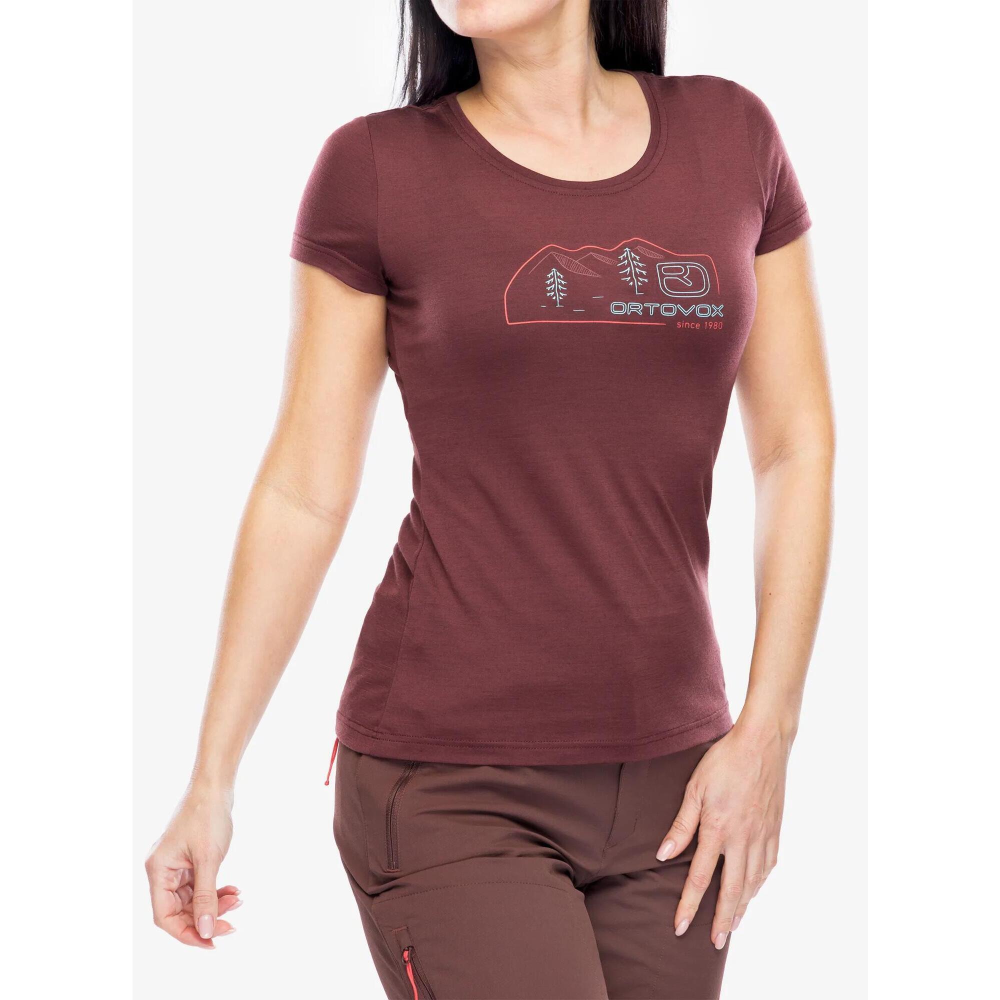 Koszulka merino damska Ortovox 140 Cool Vintage Badge TS