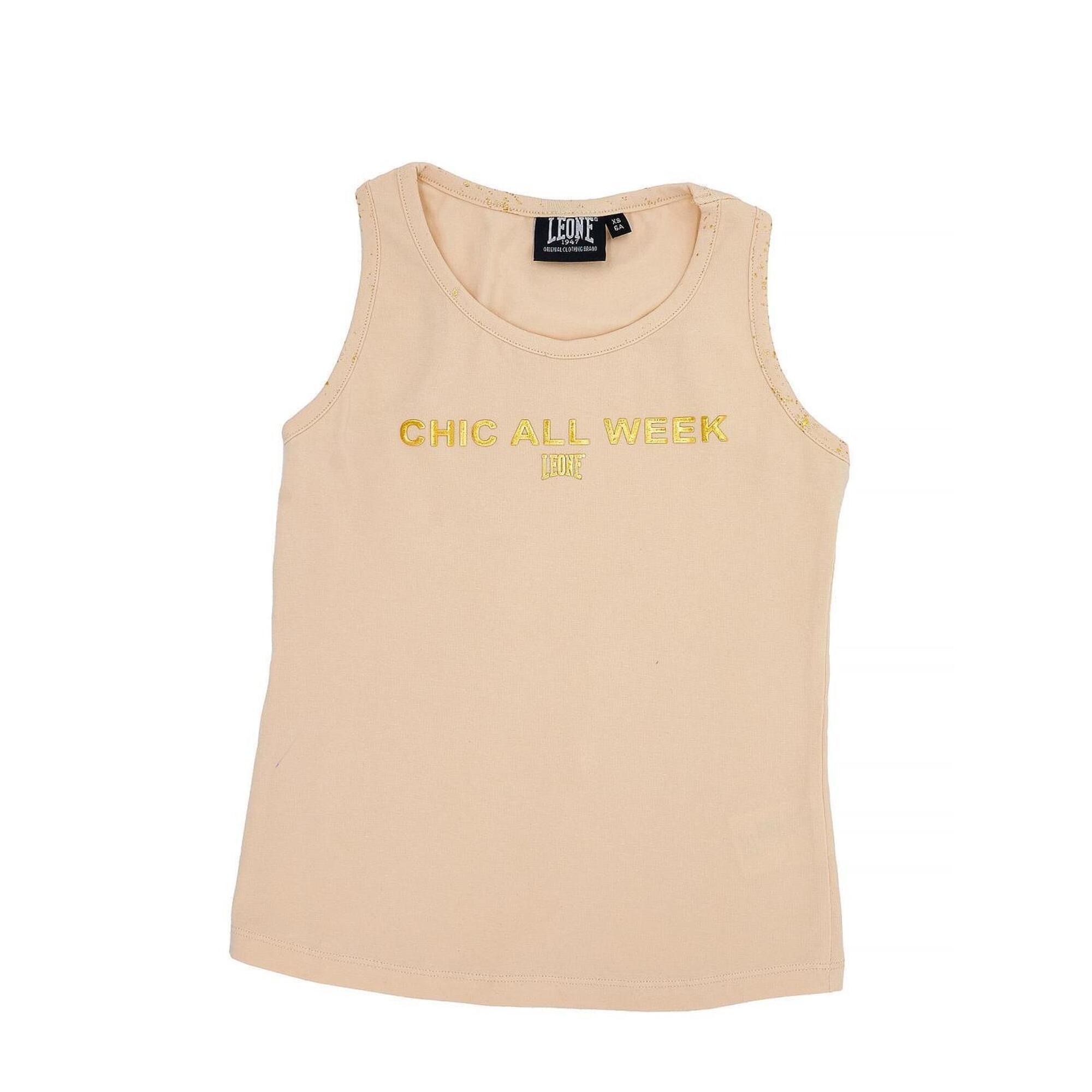 Dziewczęcy top bez rękawów Chic Boxing