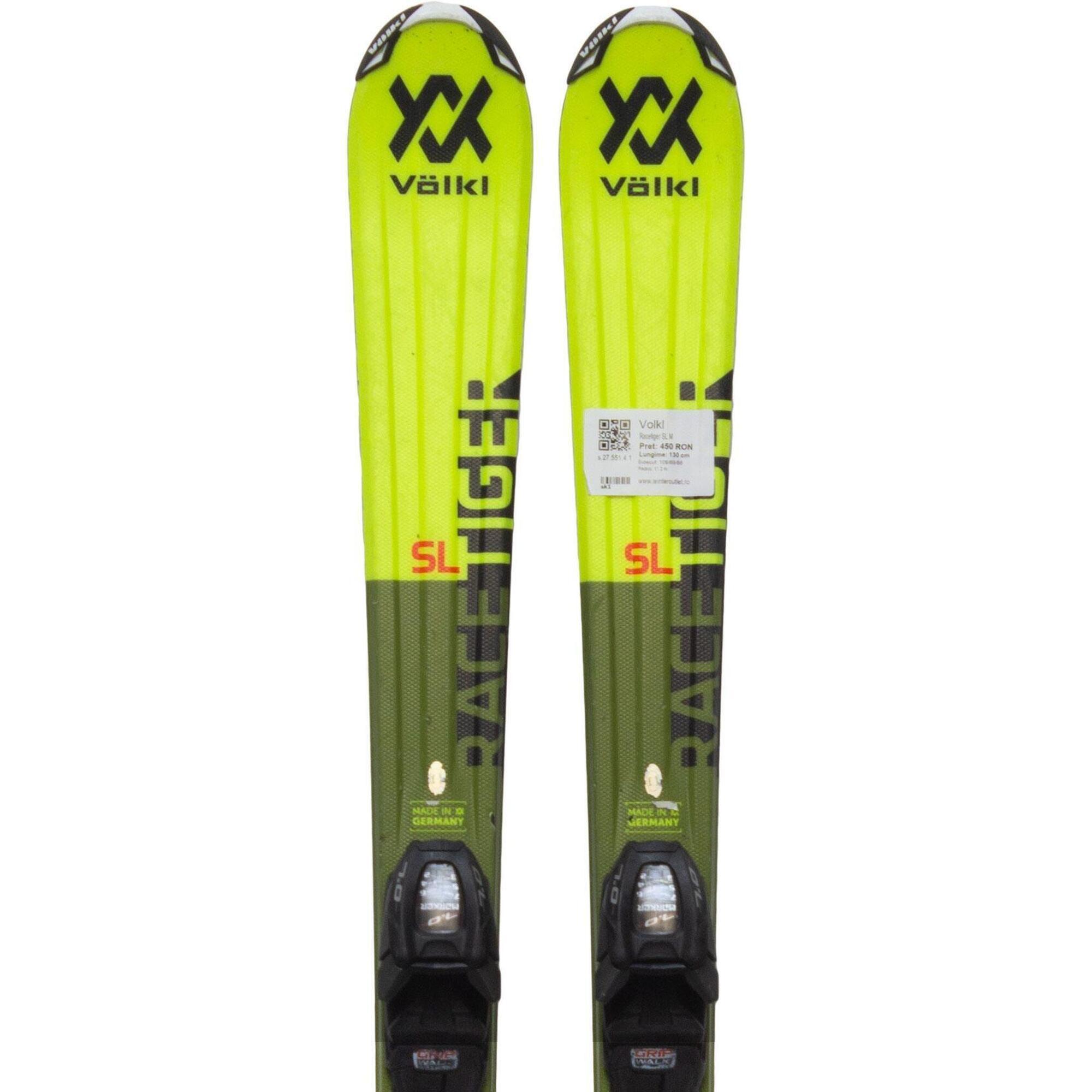 Second Life- Narty VOLKL Racetiger SL, 120 cm - Stan bardzo dobry