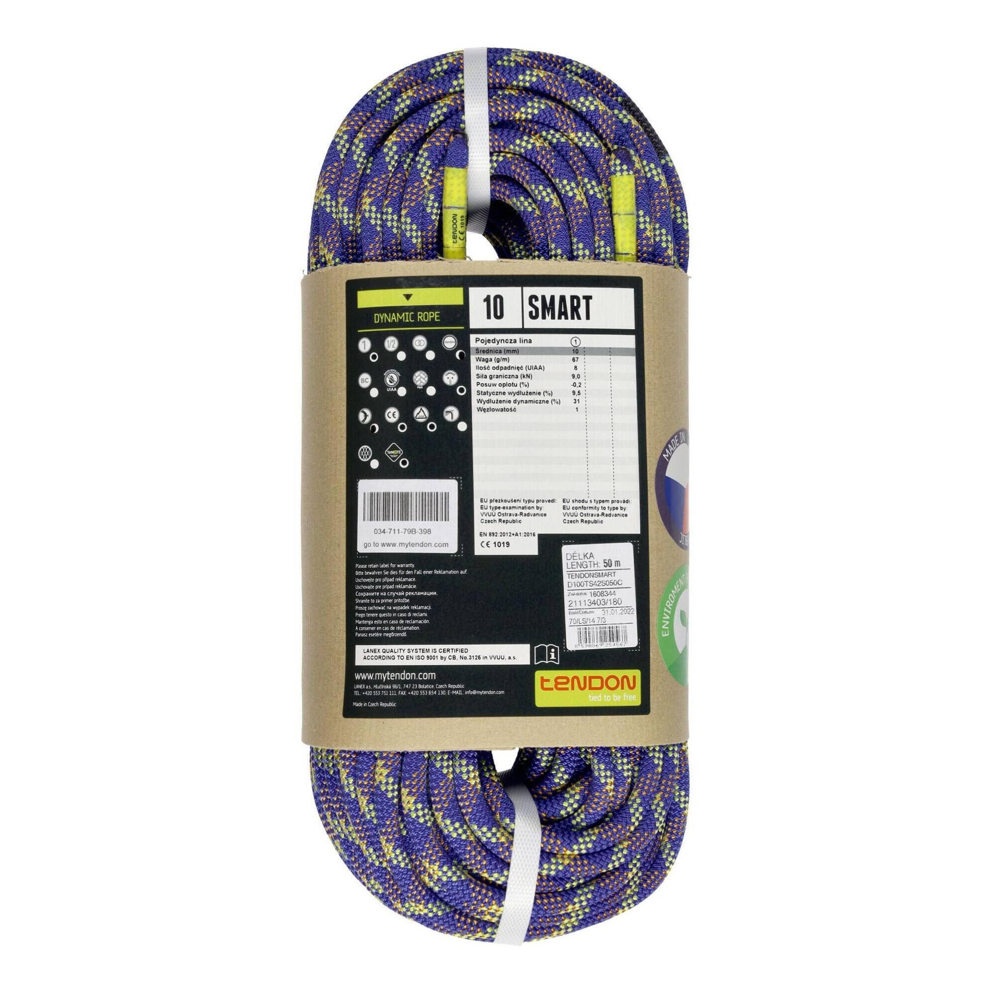 Lina dynamiczna Tendon Smart 10,0 mm 50m Standard