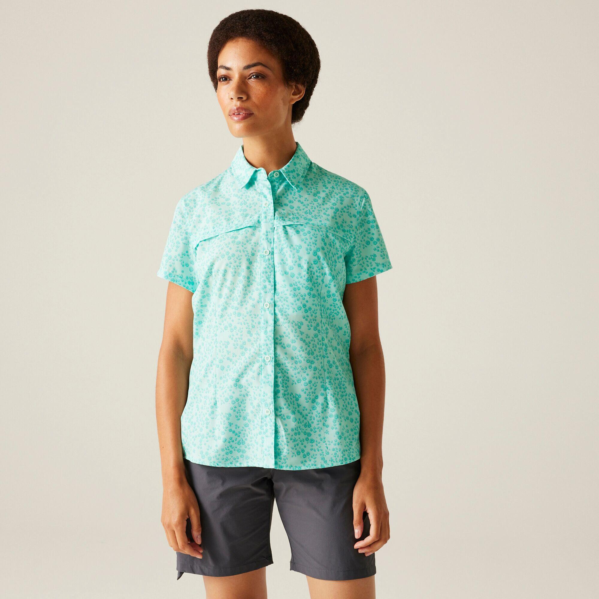 Travel Packaway damska koszula z krótkim rękawem