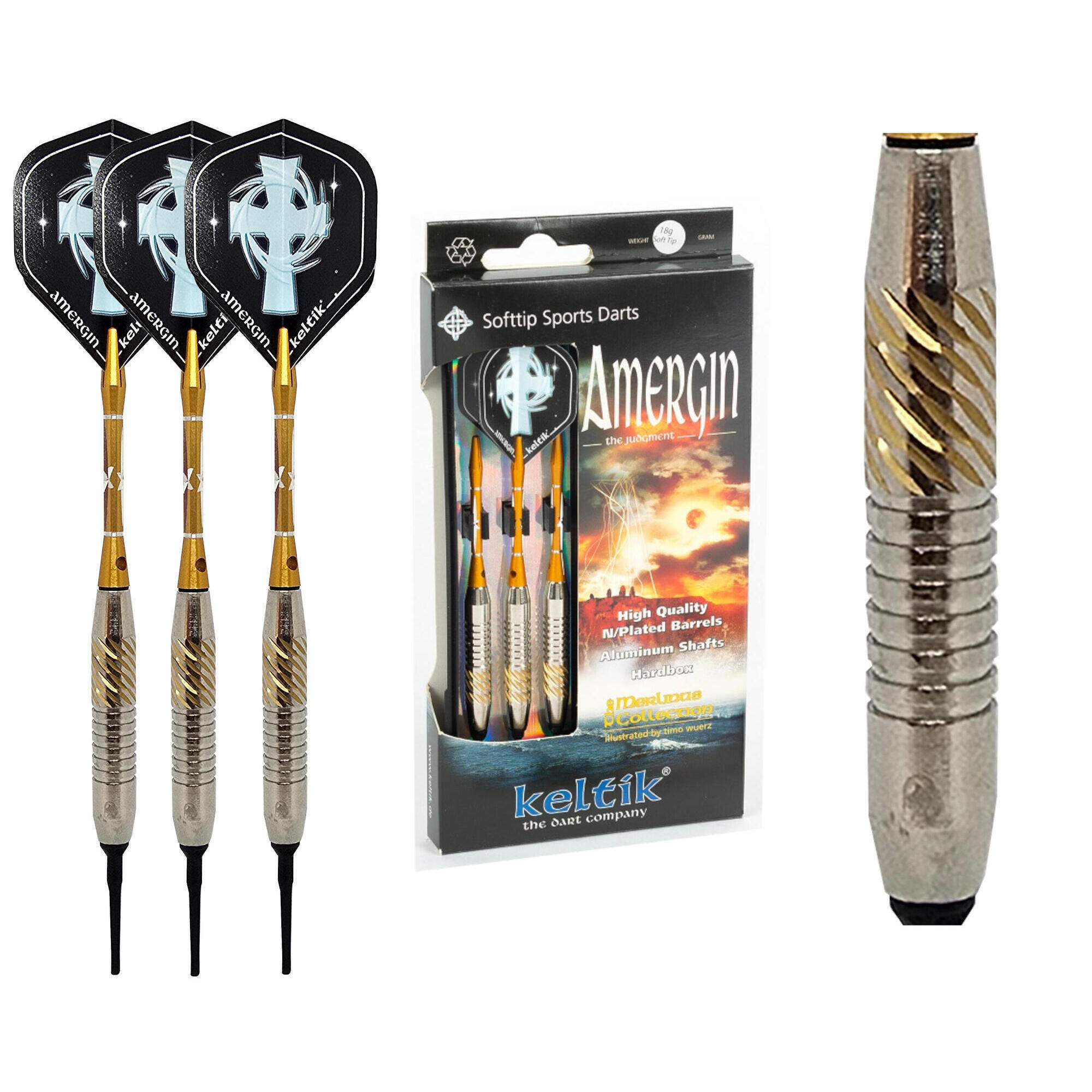 Rzutki Softdart Keltik Amergin 16 g