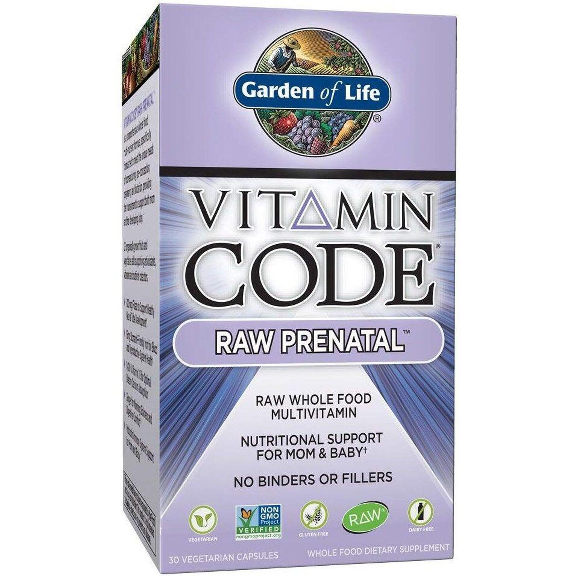 Garden of Live Vitamin Code RAW Prenatal 30 vcaps