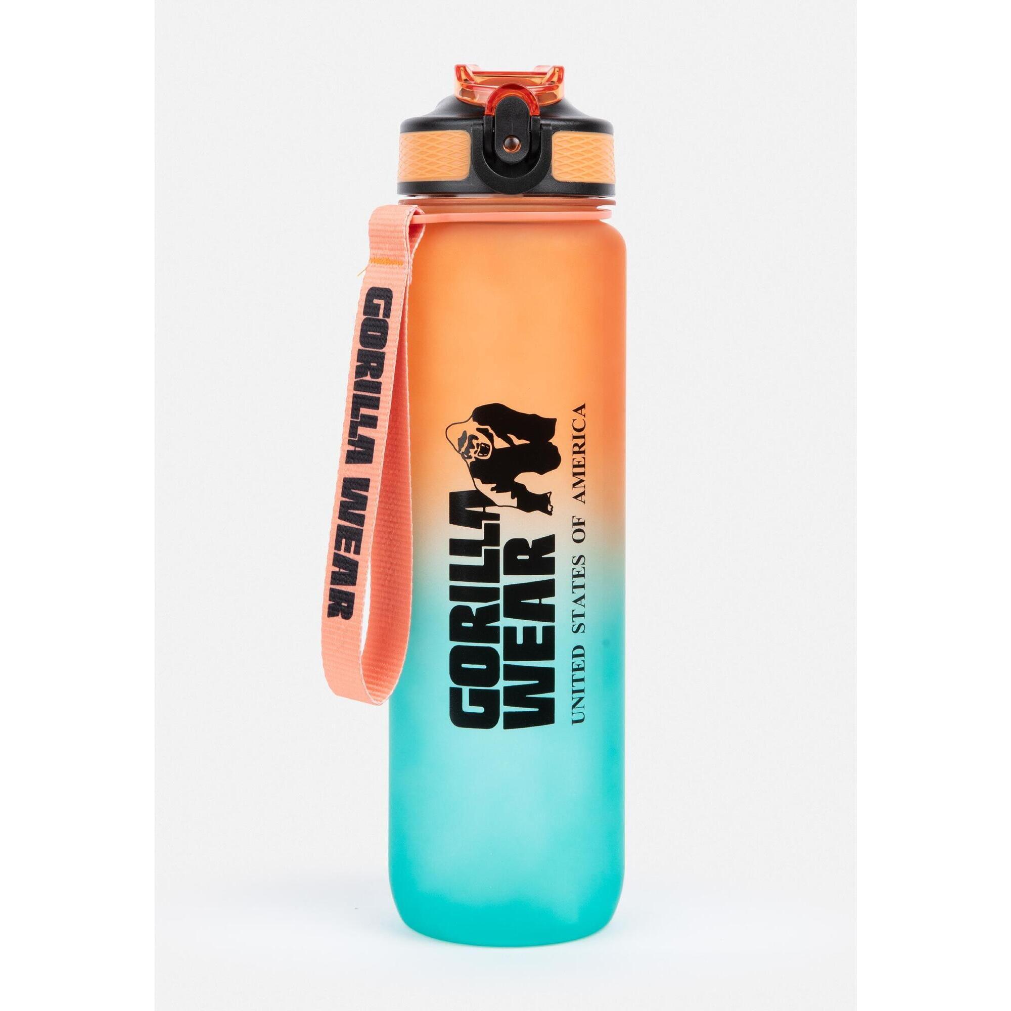 Gradient Water Bottle 1000ML - Zielony/Pomarańczowy