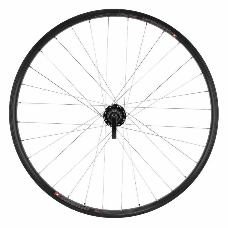 Koło tylne rowerowe dwuścienne z oczkami 6 otworów kaseta piasta (wzmocniona) ob