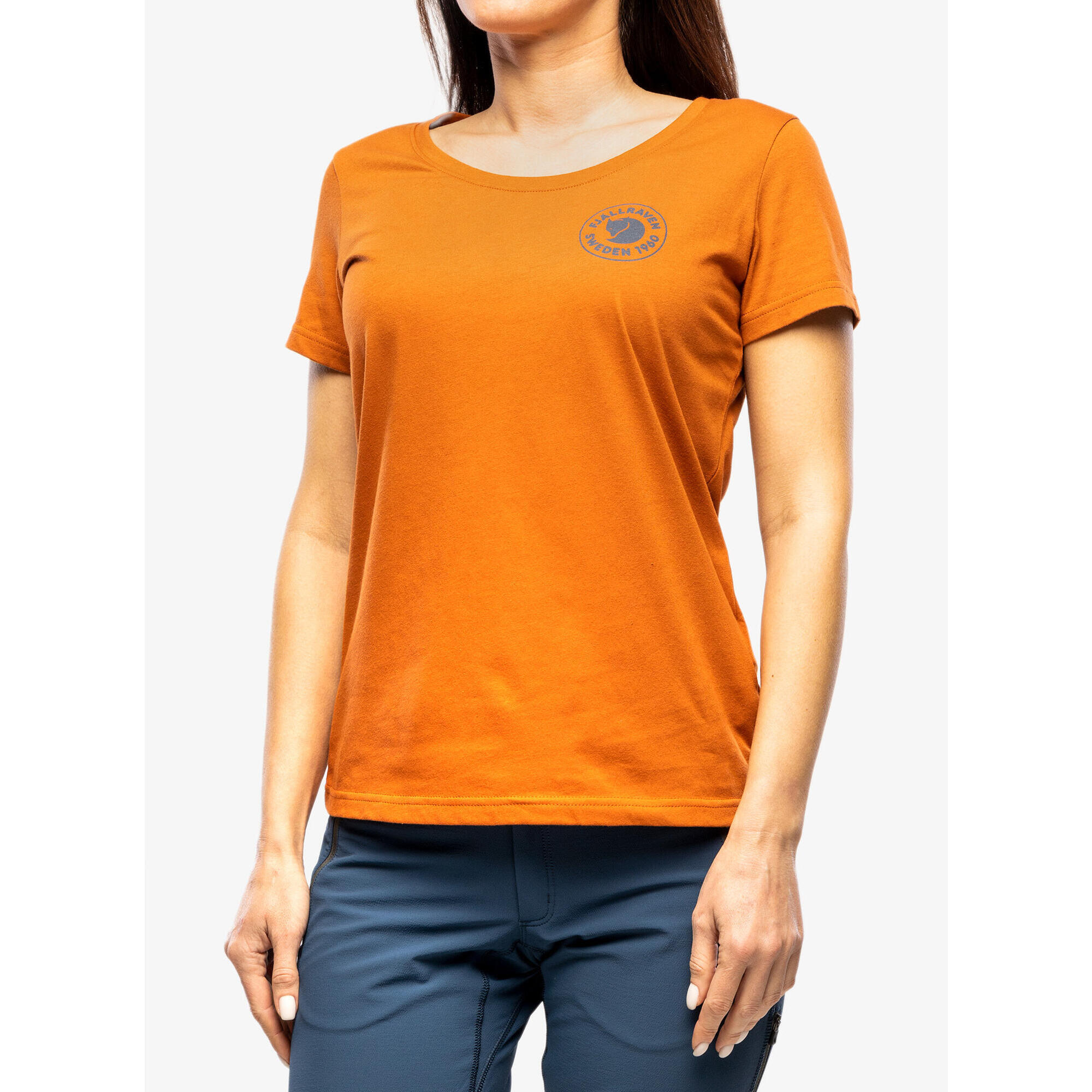Koszulka bawełniana damska Fjallraven 1960 Logo T-shirt