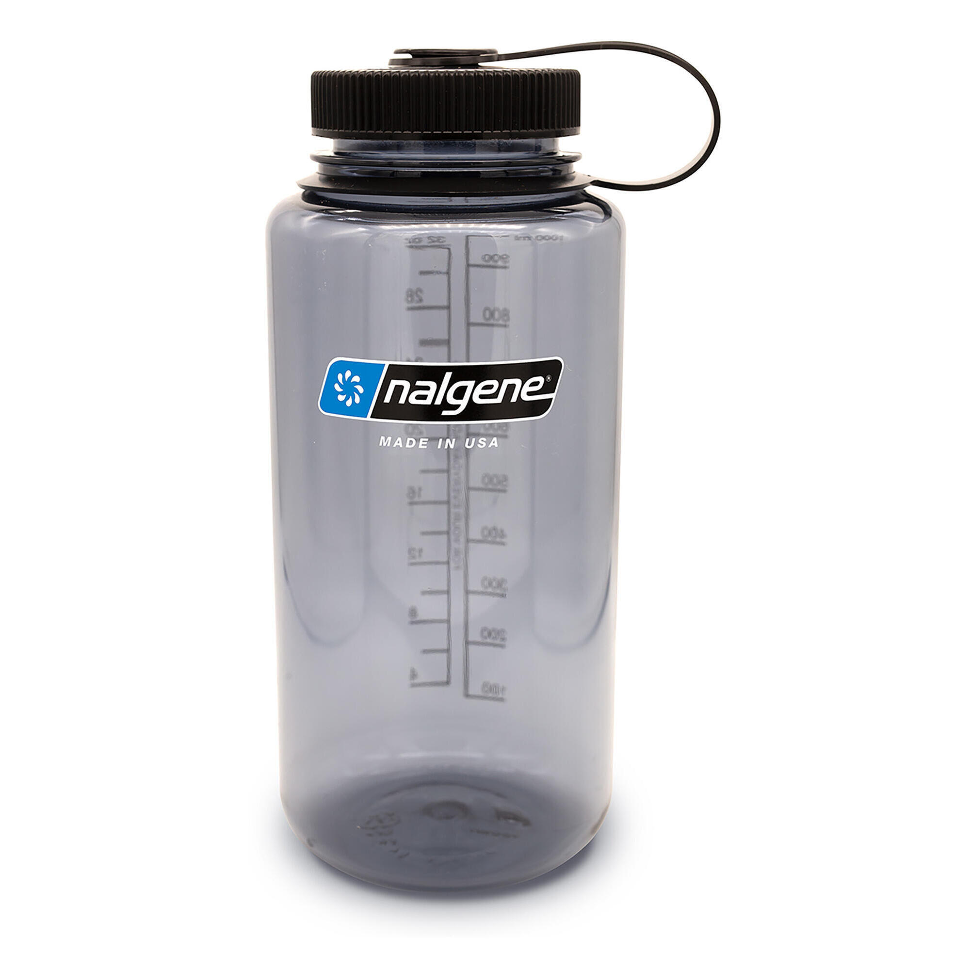 Butelka turystyczna Nalgene Sustain Wide Mouth 32 oz (1000 ml) - gray/black