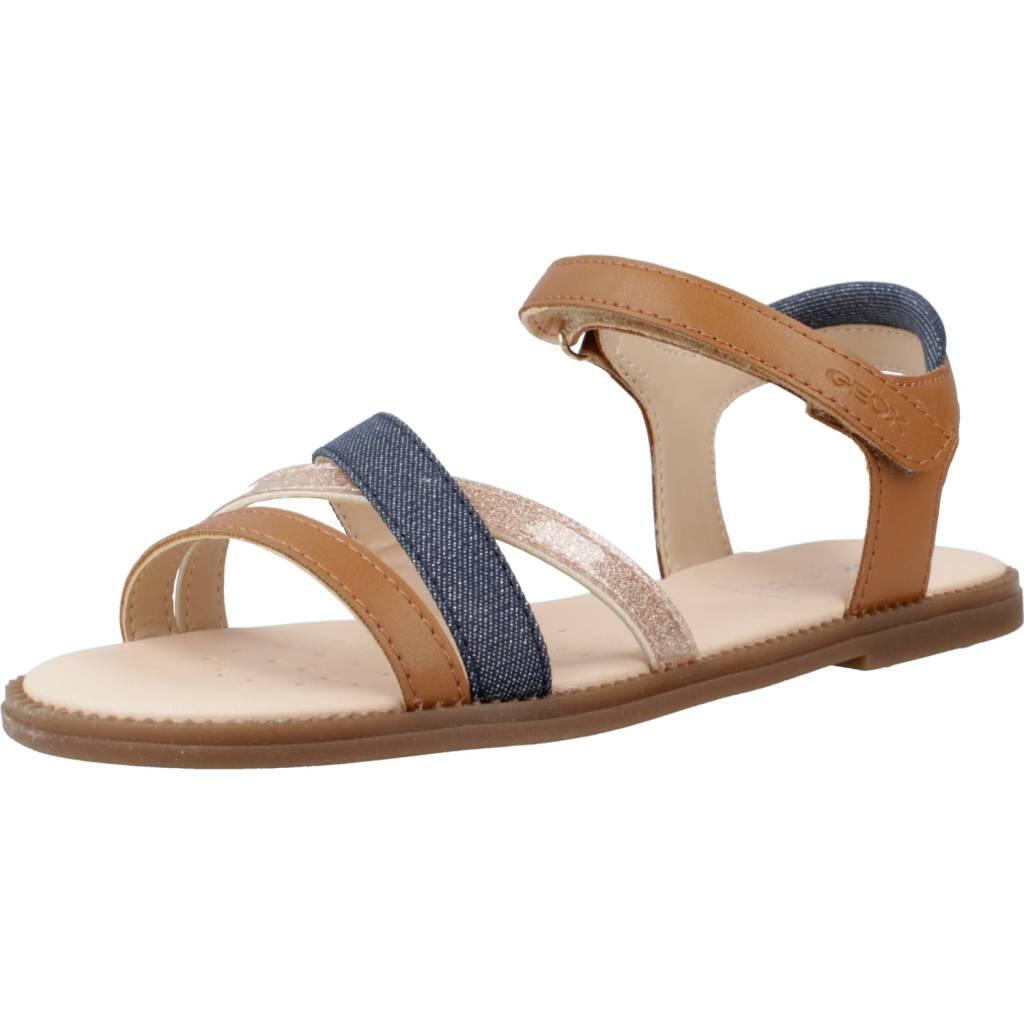 Sandały GEOX J SANDAL KARLY GIRL Brązowy