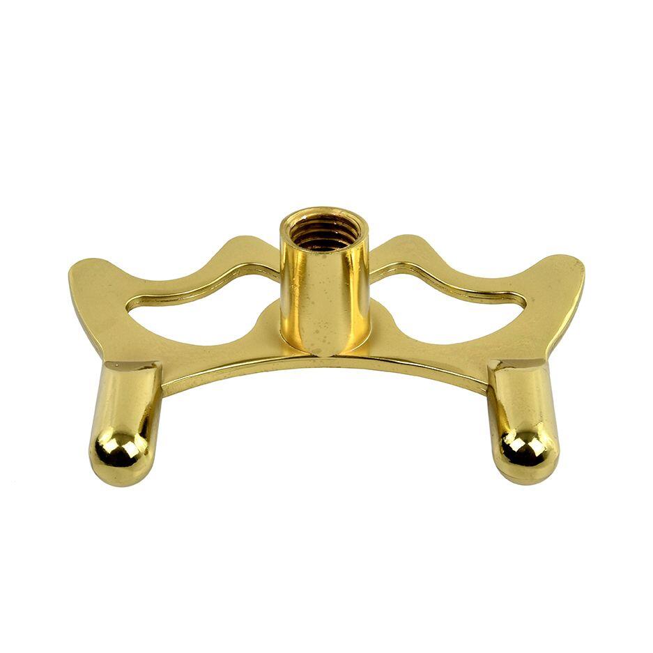 Mostek bilardowy John West mosiężny płaski