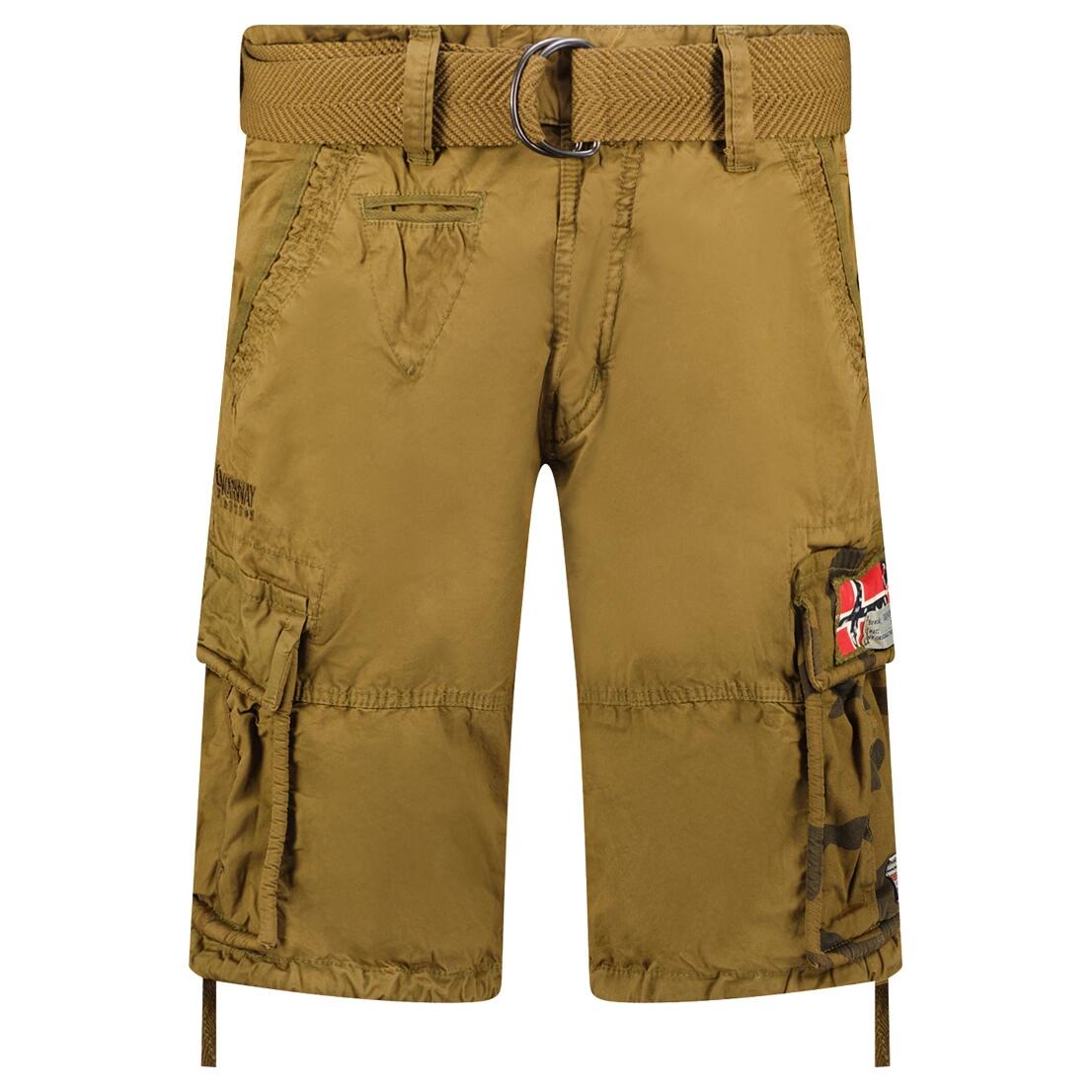 Bermudy Geographical Norway PASTEQUE EO MEN 063 khaki męska (SX1425H/GNO-Kaki)