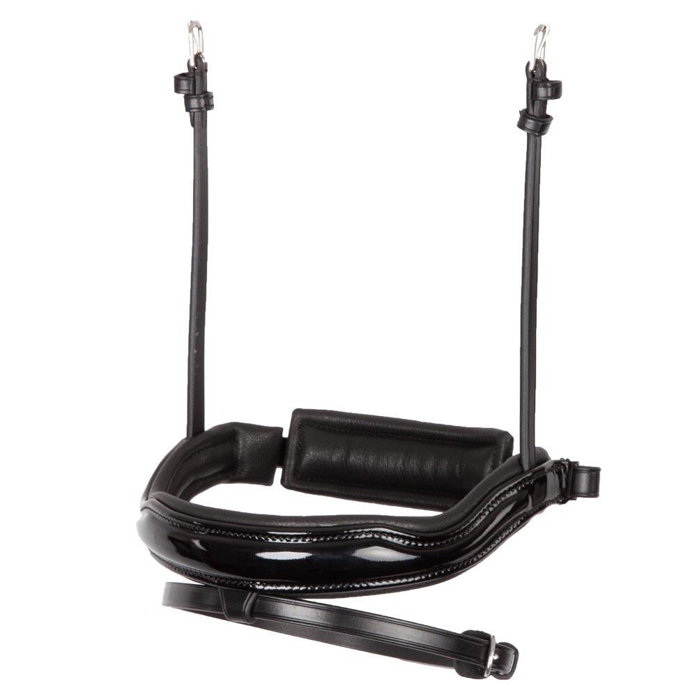 Nachrapnik kombinowany z anatomicznej skóry BR Equitation Pull-back Lacquer