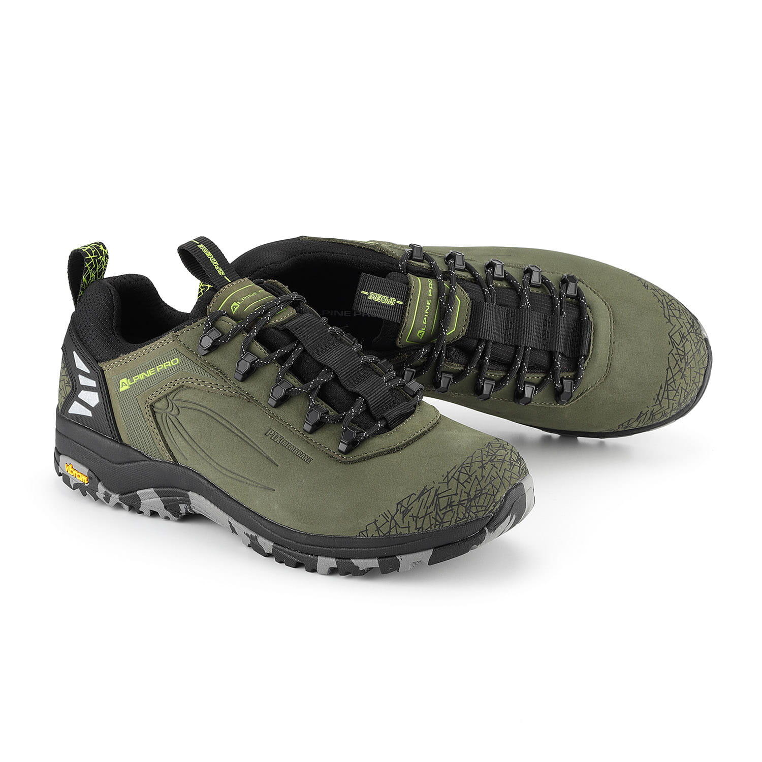 Buty trekkingowe niskie unisex Alpine Pro Spidere Vibram
