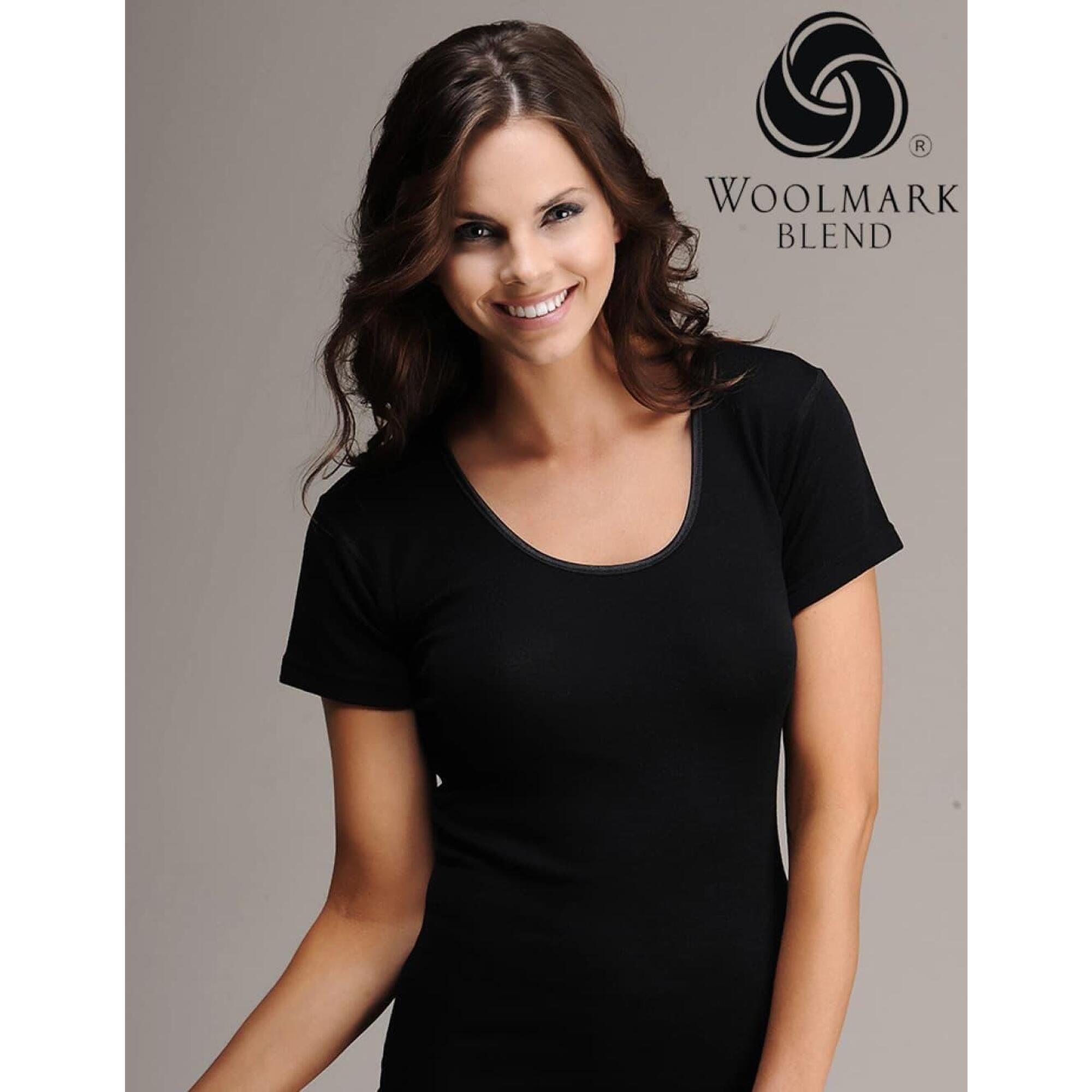 Podkoszulek damski z krótkim rękawem Woolona Merino