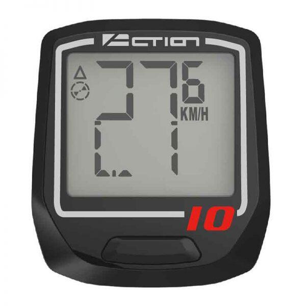 Licznik 10-funkcji bezprzewodowy czarny JET TopAction MK10W