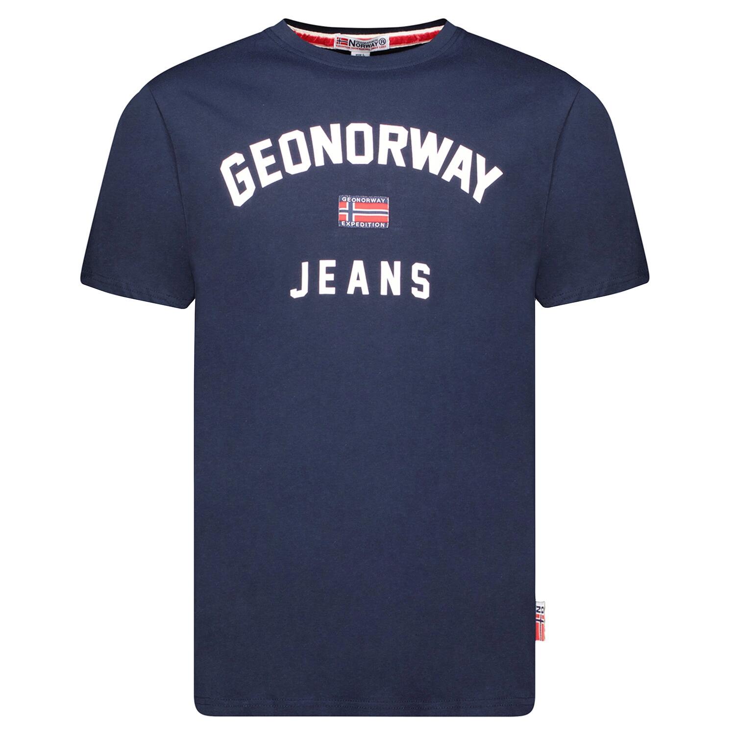 T-Shirt Geographical Norway JASSIER MEN 254 granatowy męska (SY1361H/GN-Navy)