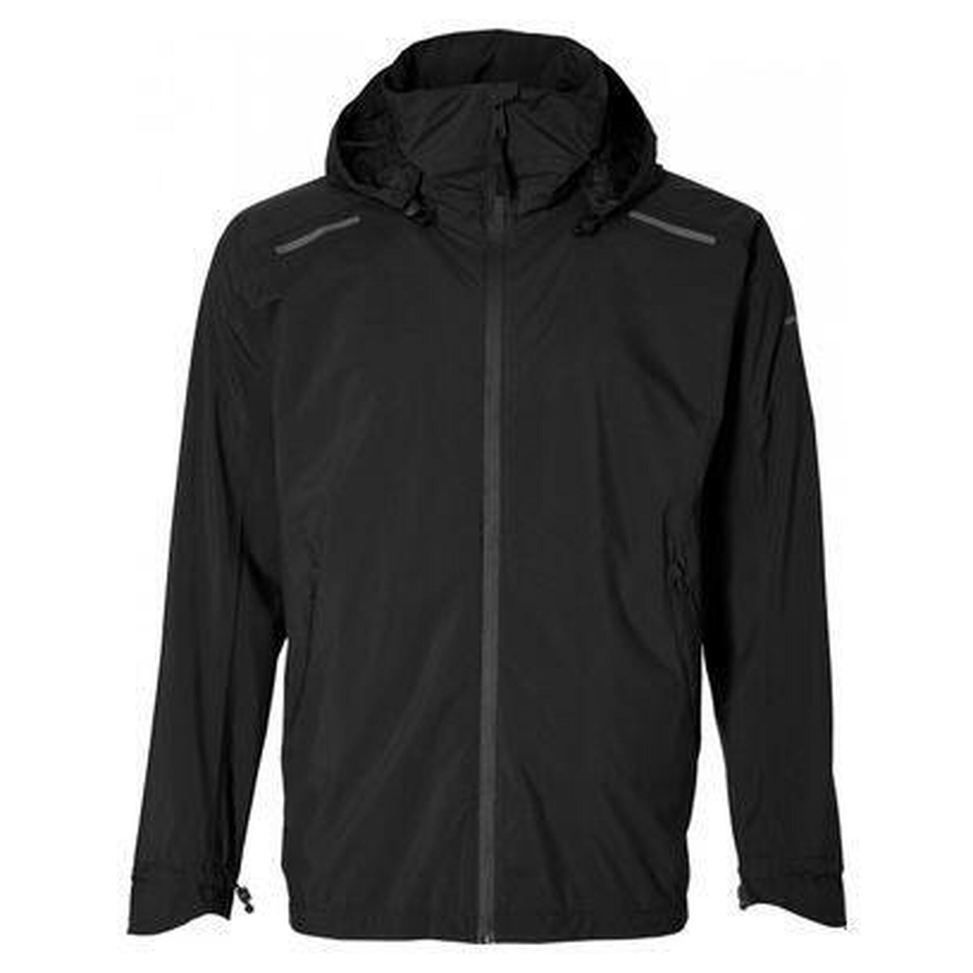 Męska rowerowa kurtka przeciwdeszczowa Skane, czarna