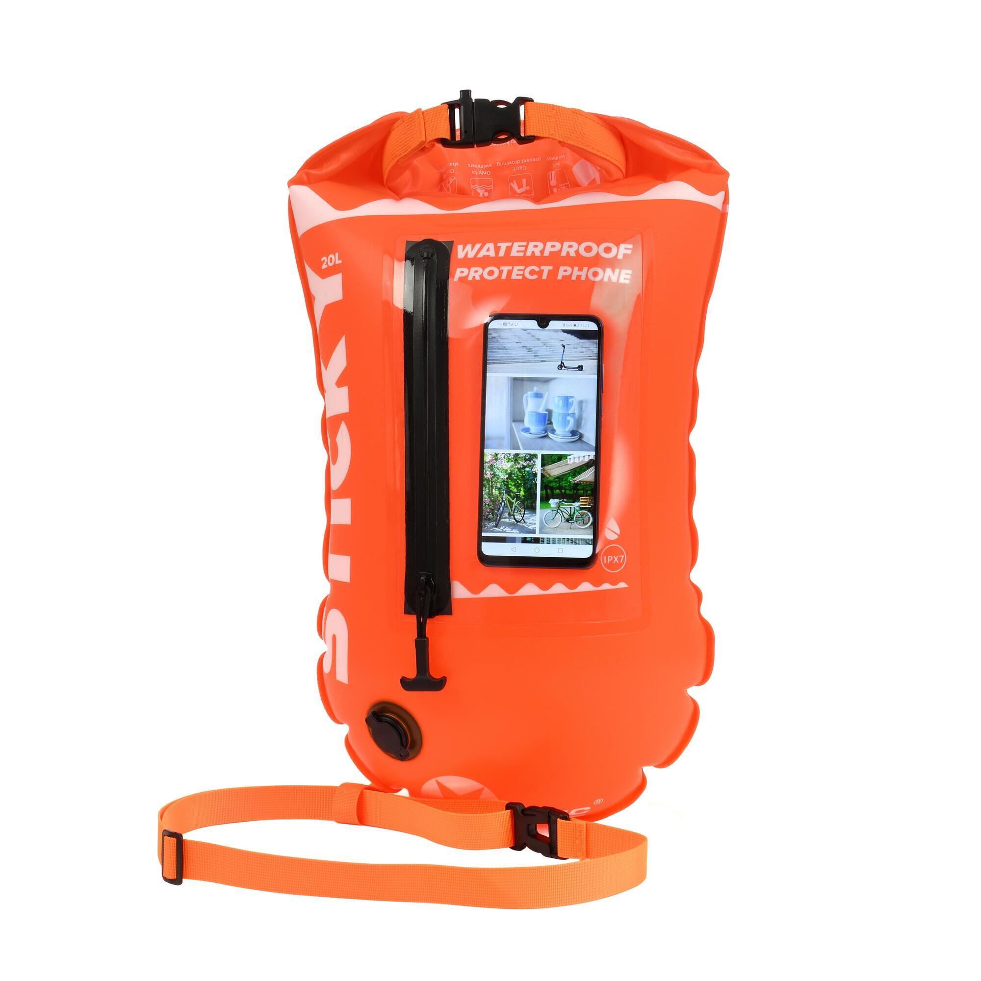 Bojka asekuracyjna STICKY 20l Majestic Sport pomarańczowa