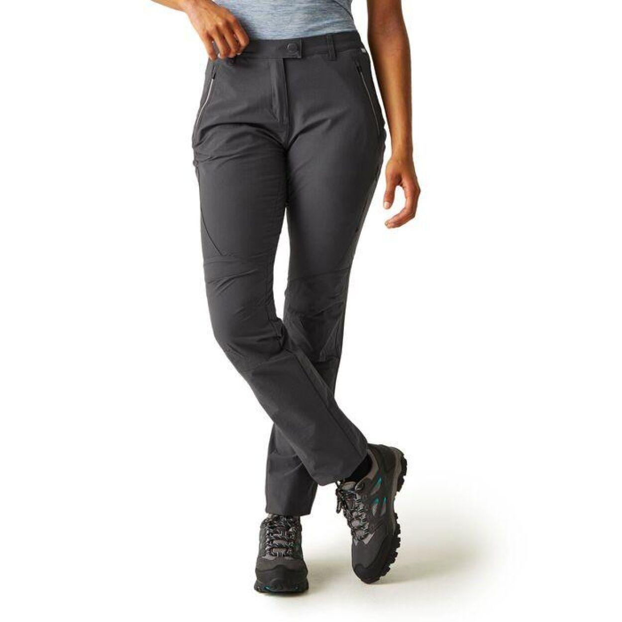 Damskie spodnie turystyczne Highton Stretch szare
