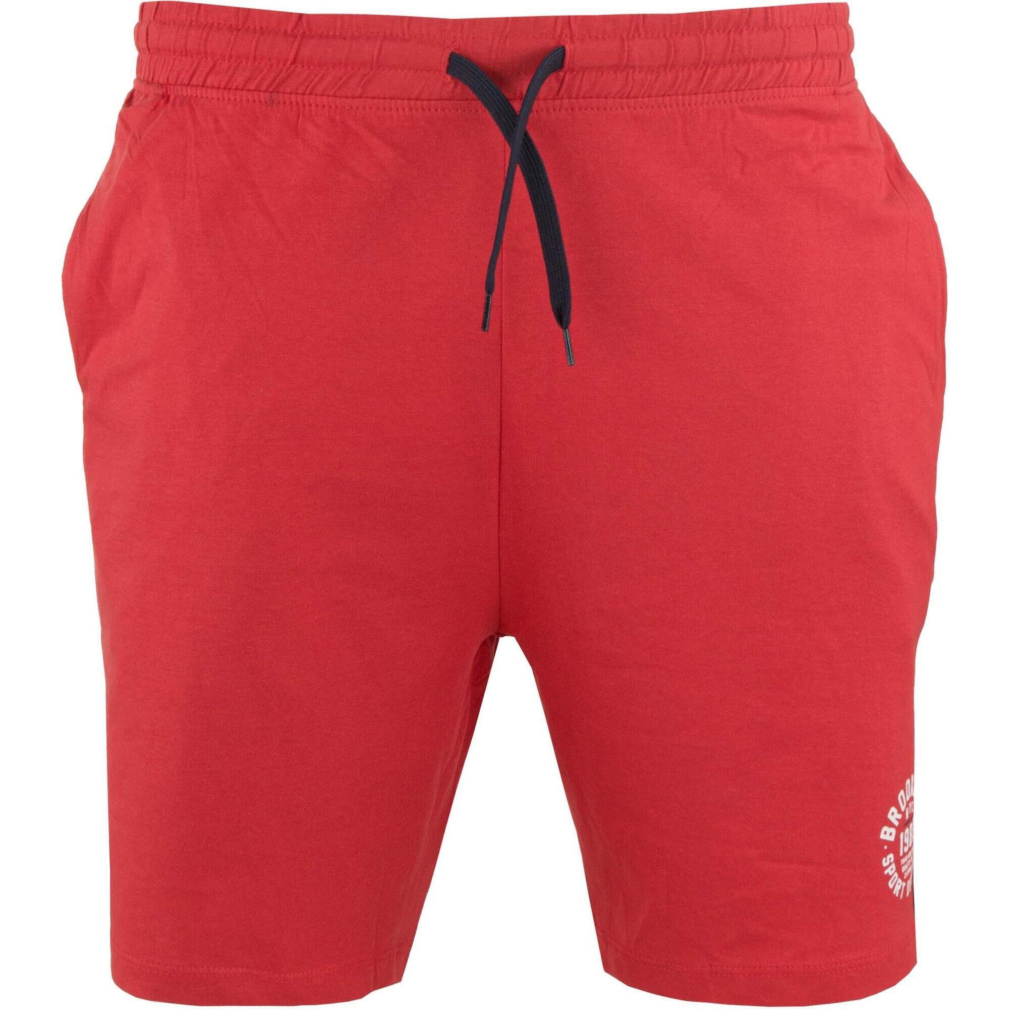 Glemo ATHL DPT szorty męskie — czerwone 2XL, 100% bawełna