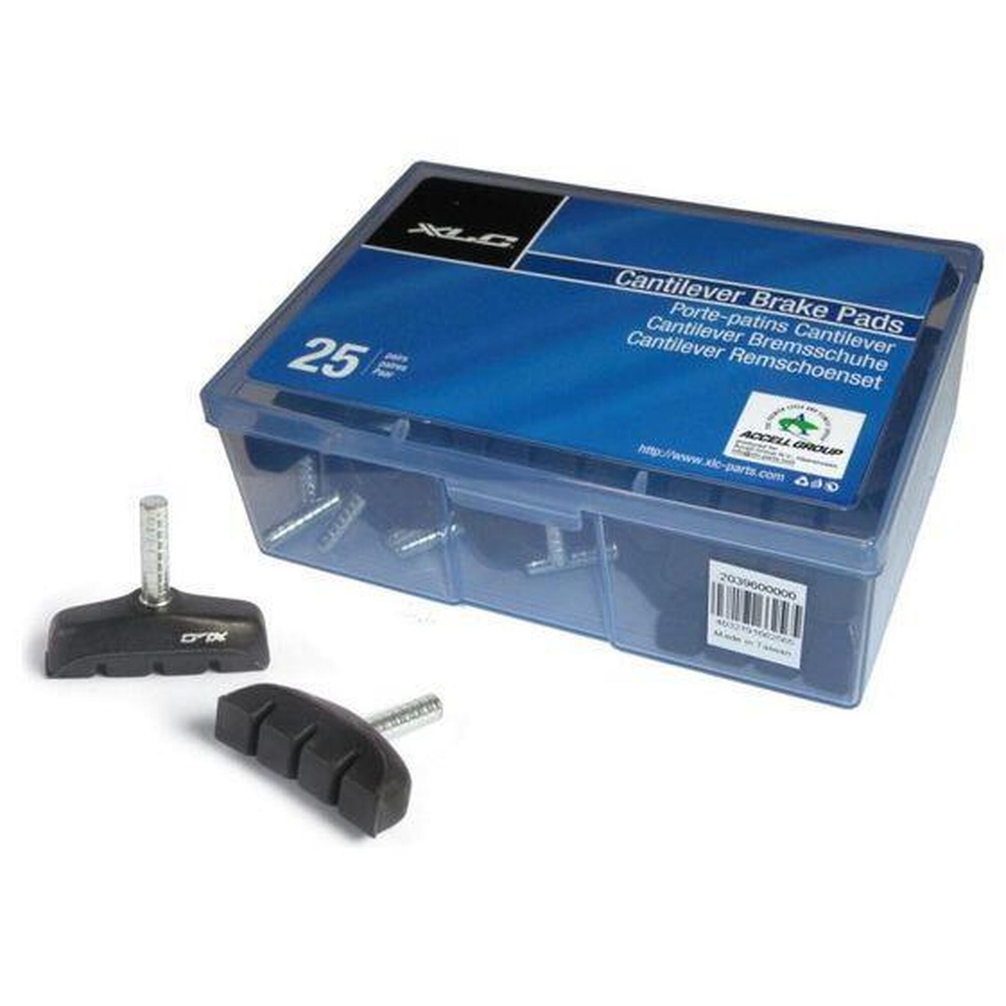 Opakowanie 25 par klocków hamulcowych cantilever XLC bs-c01