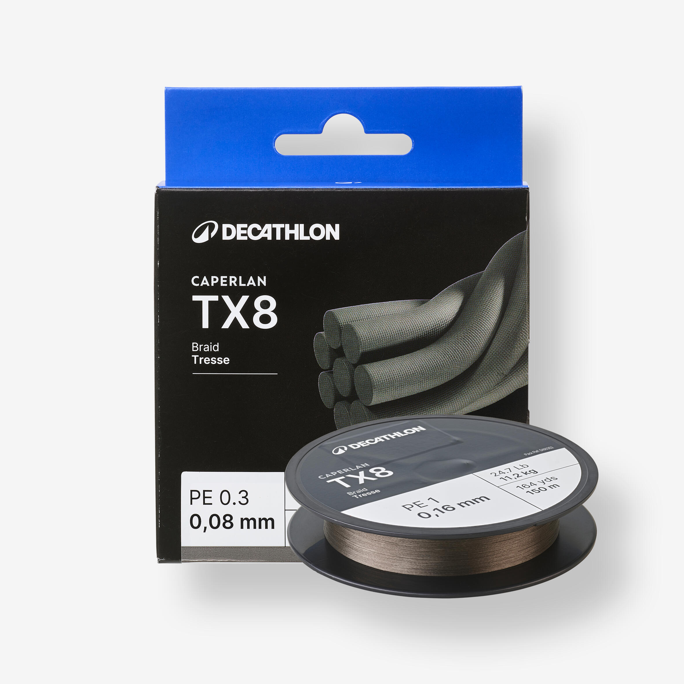 Plecionka TX 8 szara