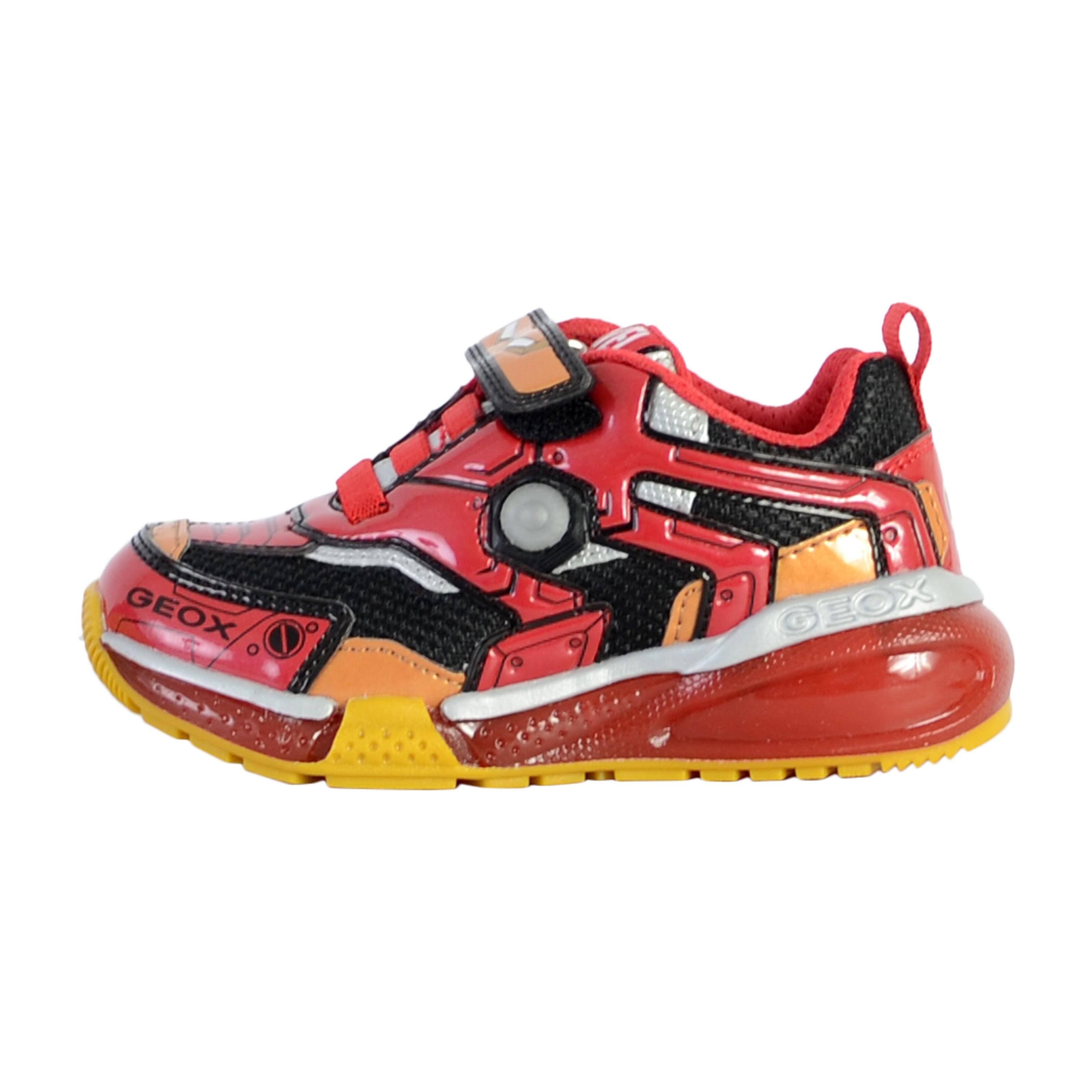 Baskets Geox J BAYONYC BOY C Rouge