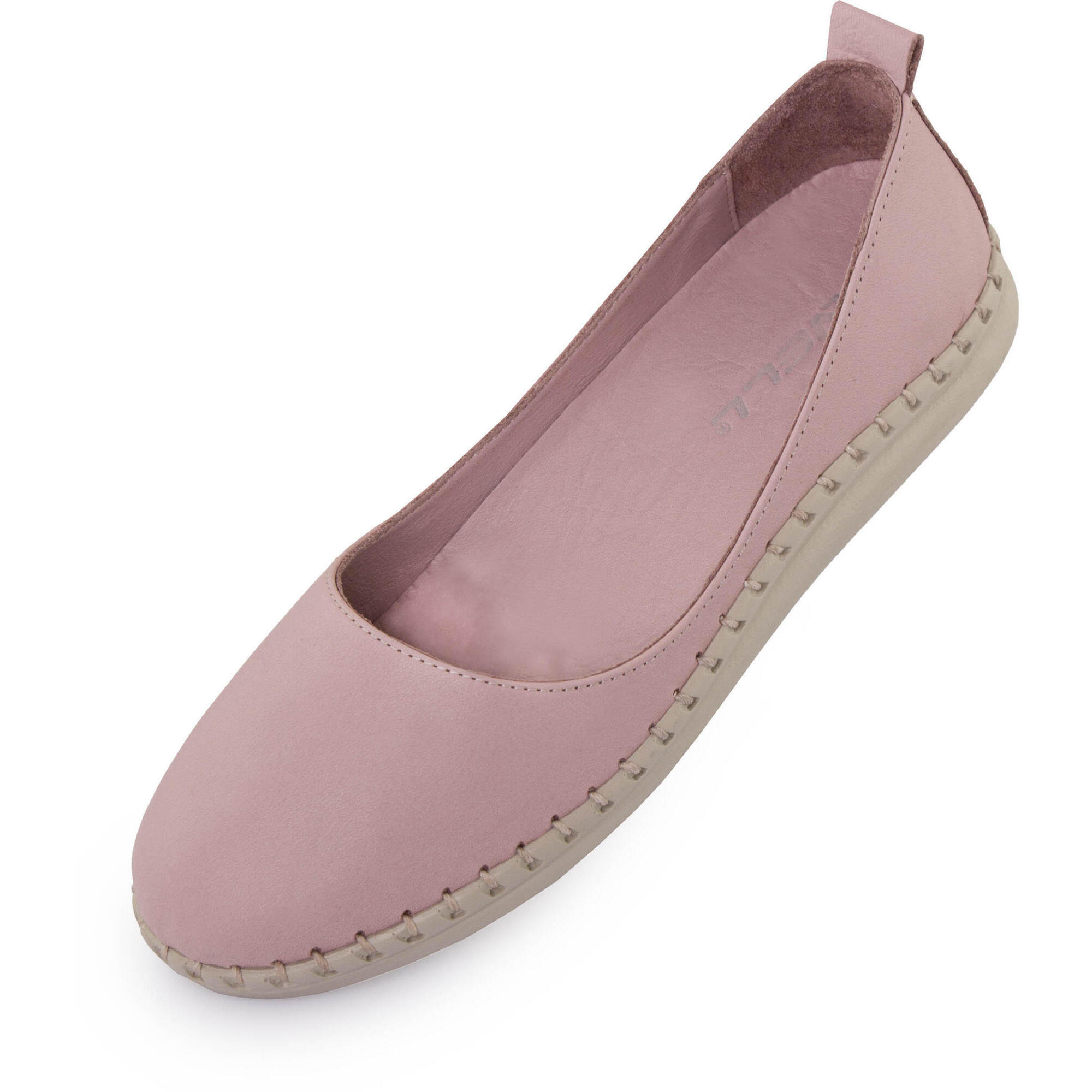 NELL skórzane baleriny fiolet 36