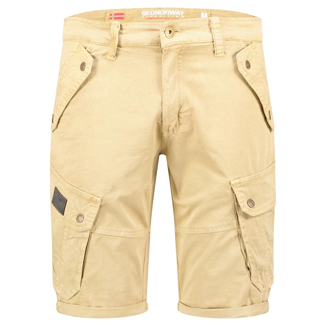 Bermudy Geographical Norway PRODOL EO MEN 063 beżowy męska (SX1427H/GNO-Beige)