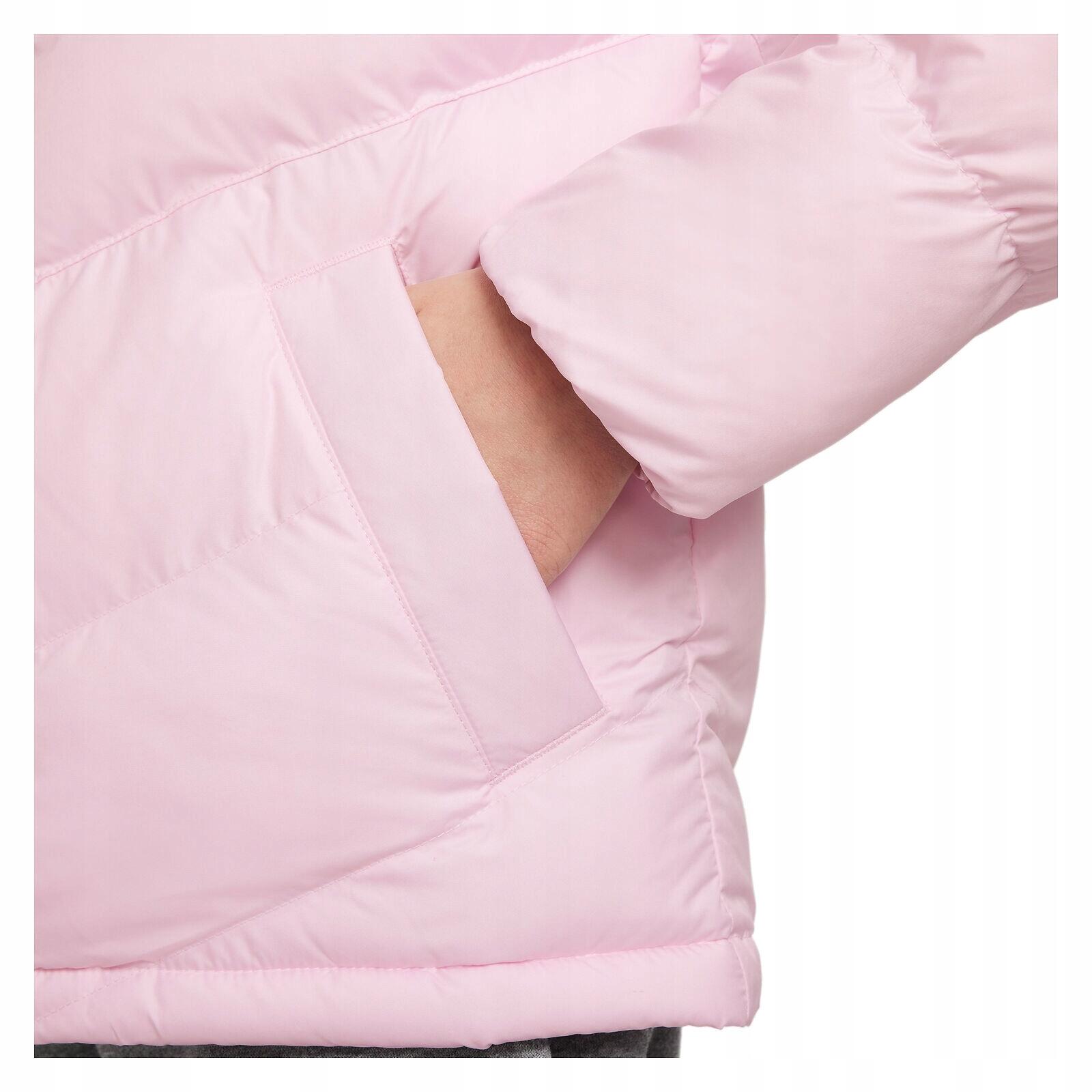 Kurtka Dziewczęca Nike Puchowa Pikowana Z Kapturem